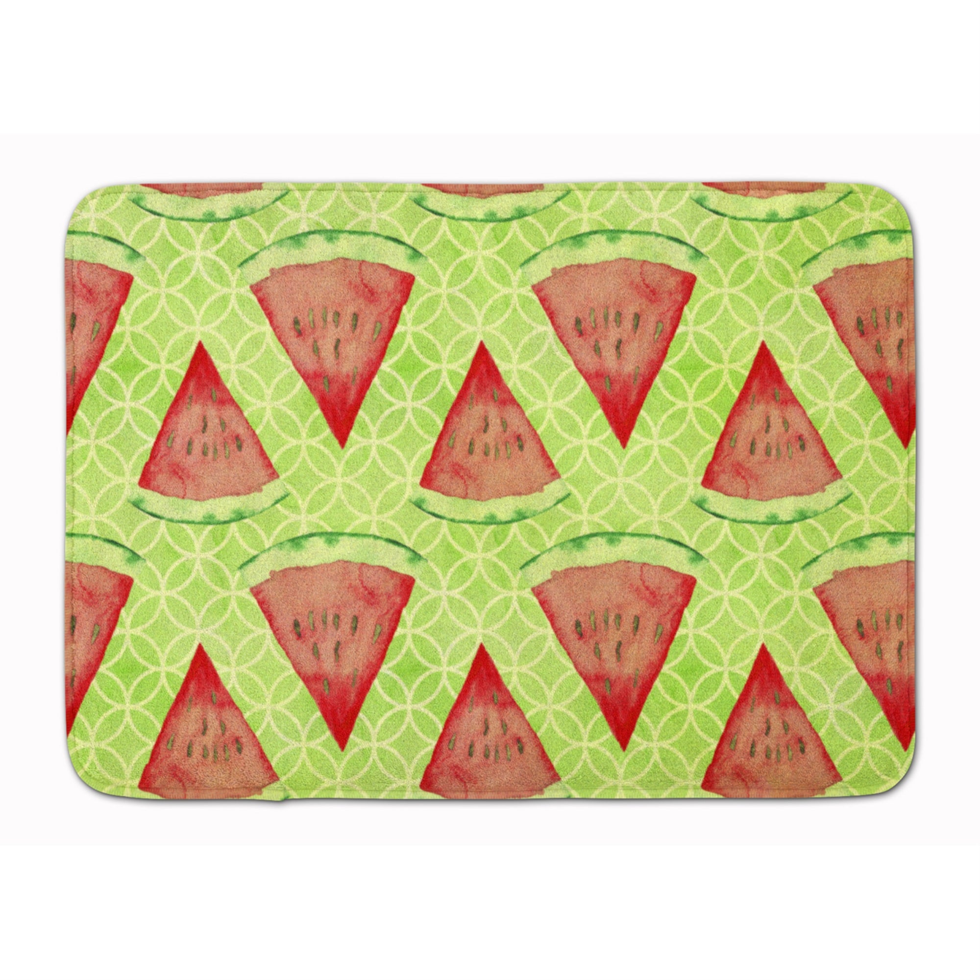 'Caroline'S Treasures Watercolor Watermelon Floor Mat, 19'''' H X 27'''' W, Multicolor''