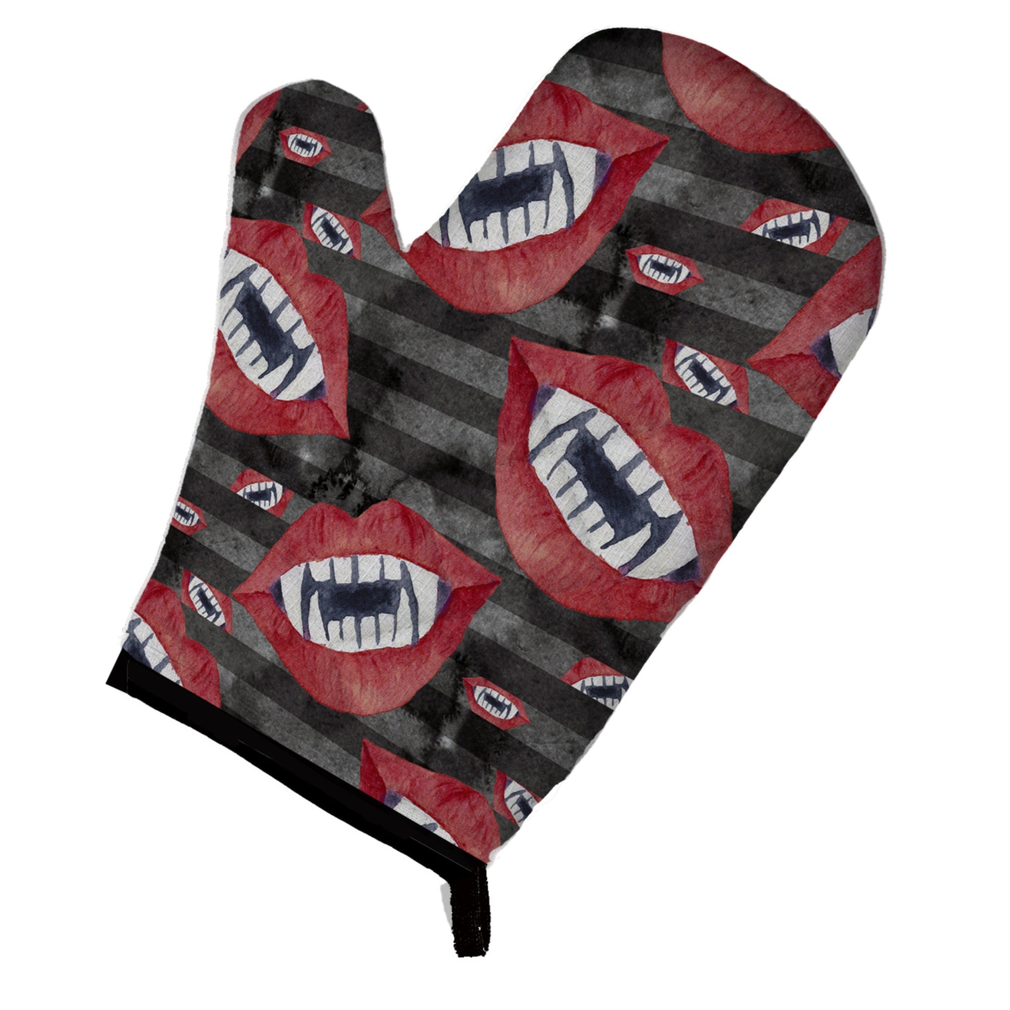'Caroline'S Treasures Watercolor Halloween Vampire Teeth Decorated Oven Mitt, 12'''' X 8.5'''', Multicolor''