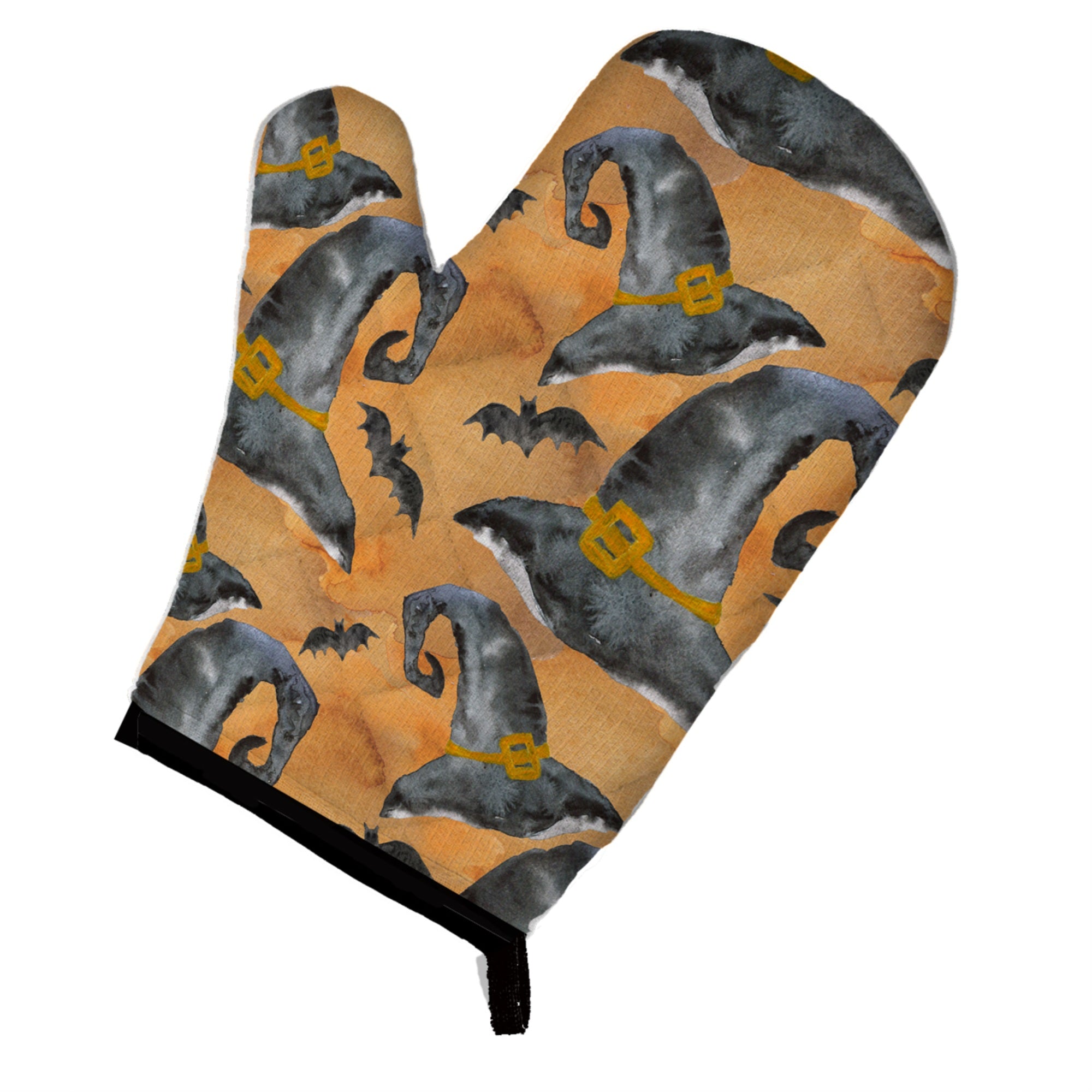 'Caroline'S Treasures Watercolor Halloween Witches Hat Decorated Oven Mitt, 12'''' X 8.5'''', Multicolor''