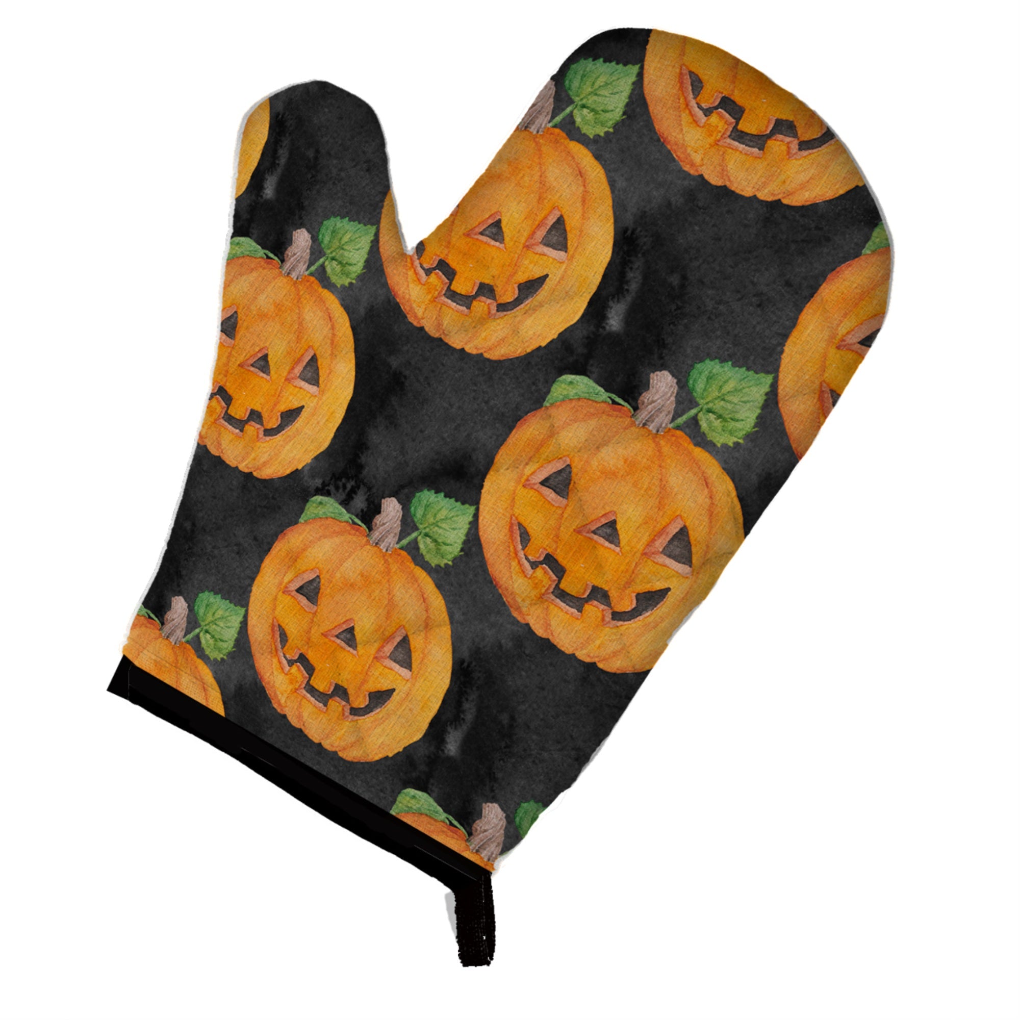 'Caroline'S Treasures Watercolor Halloween Jack-O-Lantern Decorated Oven Mitt, 12'''' X 8.5'''', Multicolor''