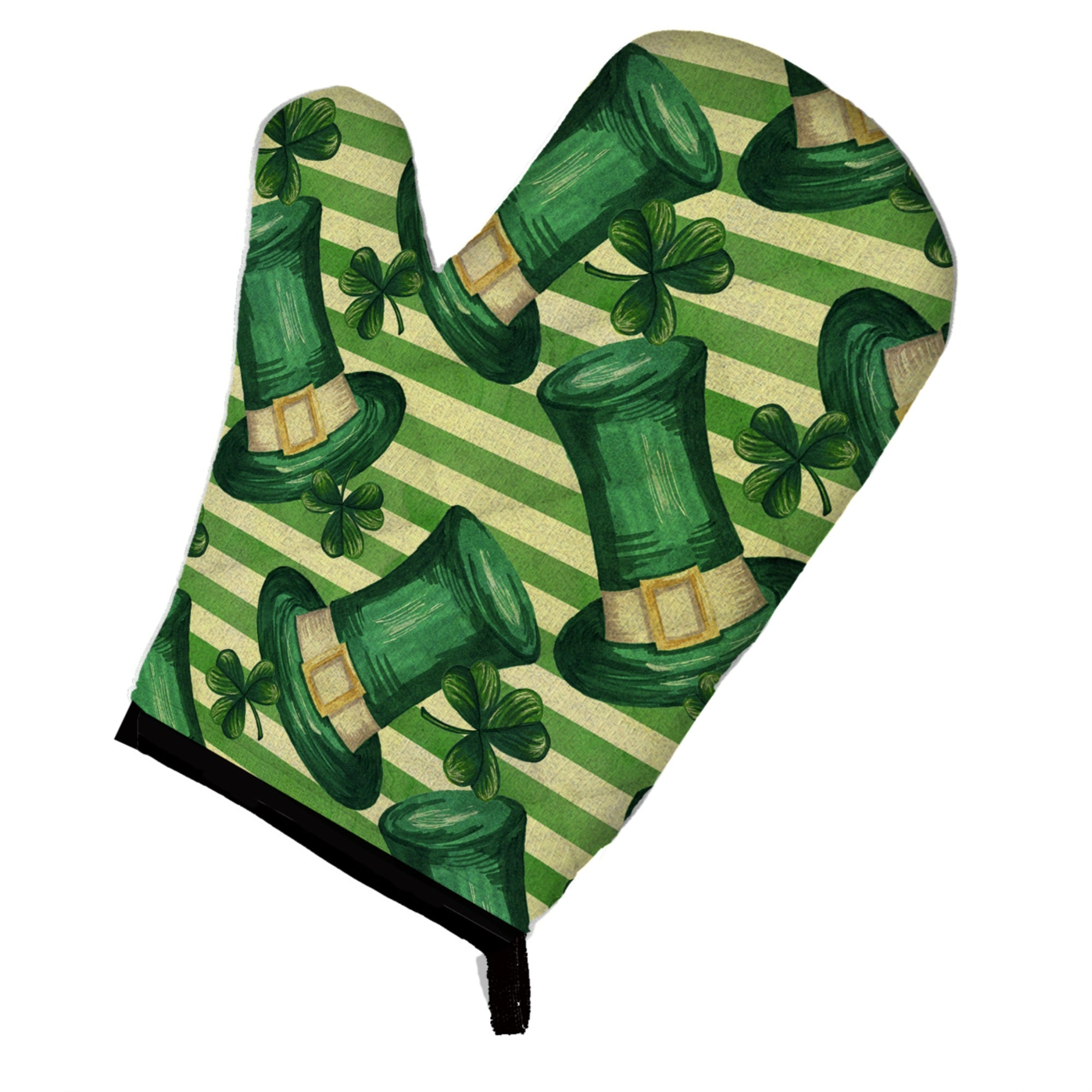 'Caroline'S Treasures Watercolor St Patrick'S Day Leprechaun Hat Decorated Oven Mitt, 12'''' X 8.5'''', Multicolor''