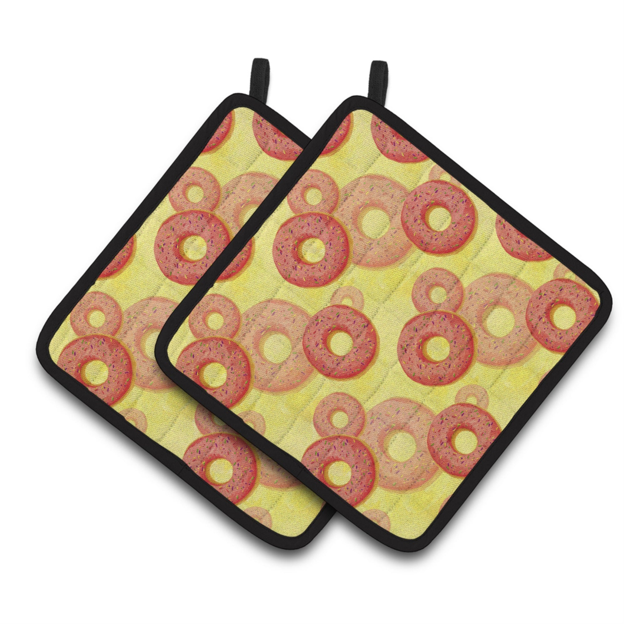 'Caroline'S Treasures Watercolor Just Donuts Decorated Pot Holder, 7.5'''' X 7.5'''', Multicolor''