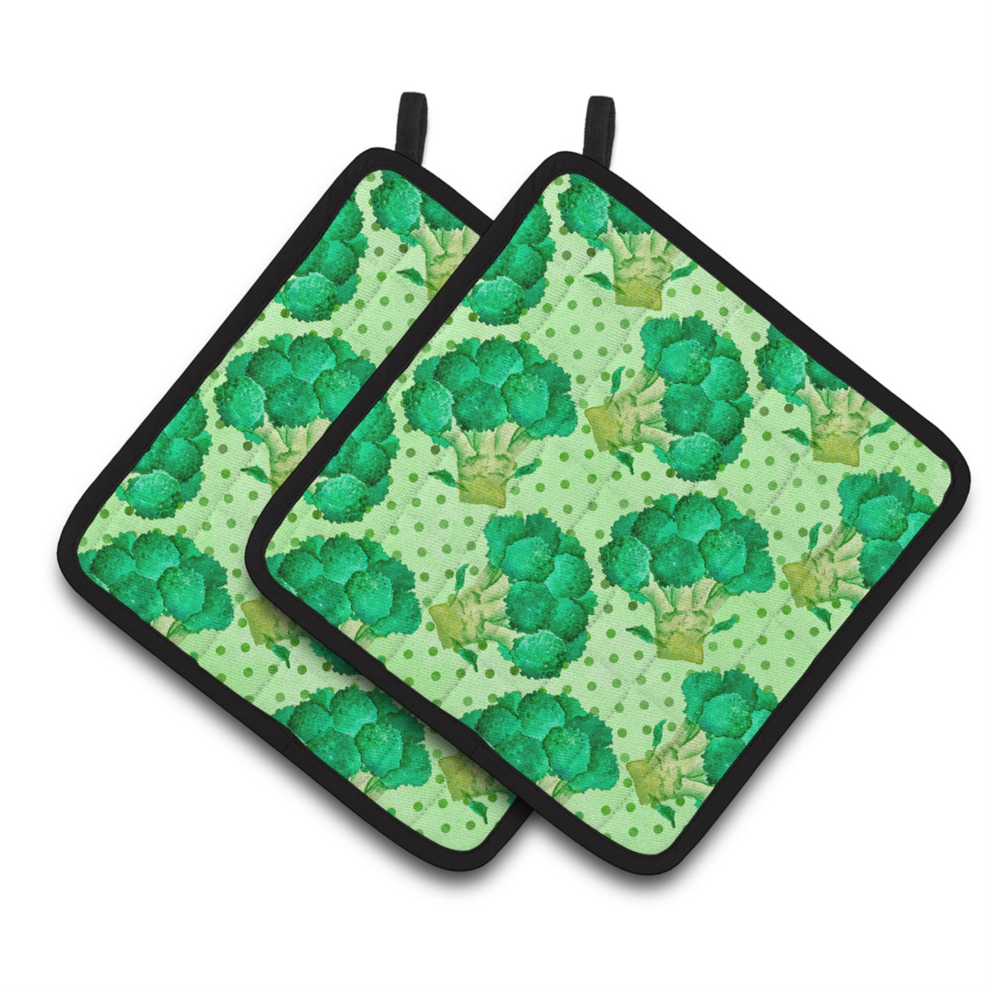 'Caroline'S Treasures Watercolor Broccoli Decorated Pot Holder, 7.5'''' X 7.5'''', Multicolor''