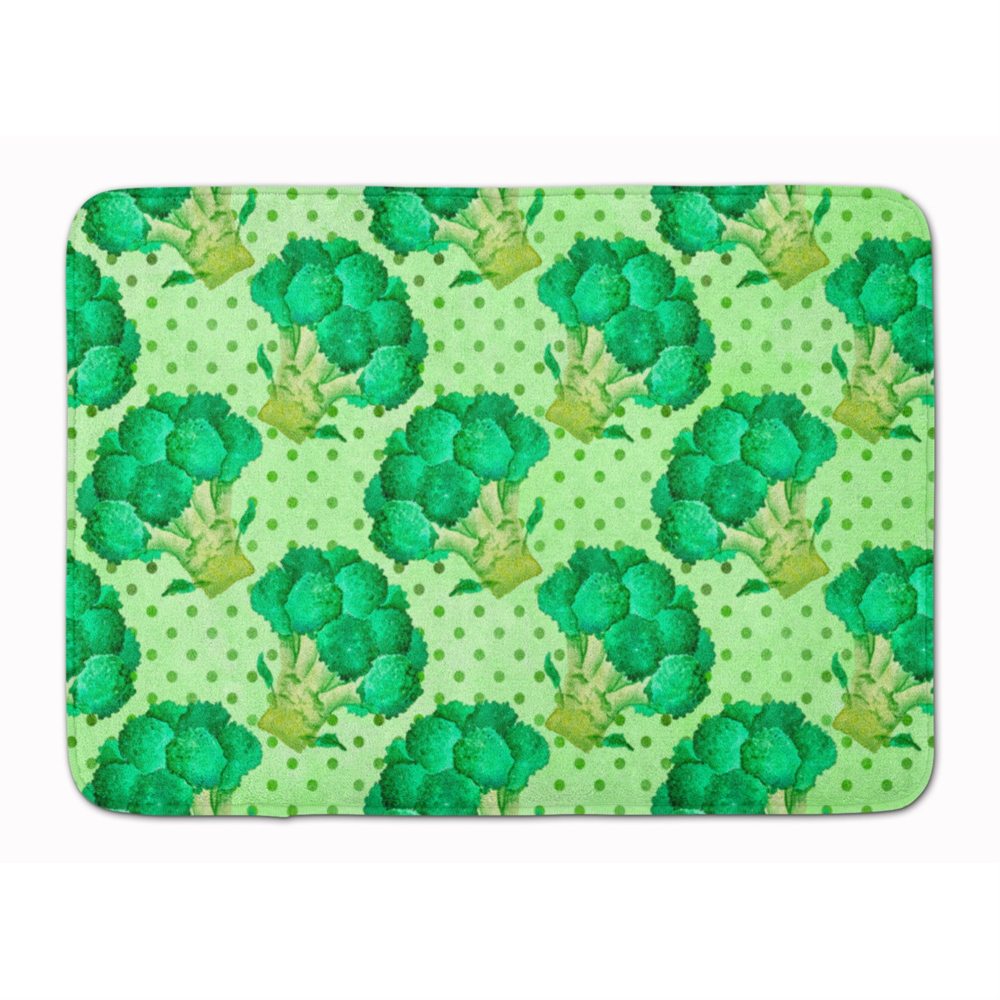 'Caroline'S Treasures Watercolor Broccoli Floor Mat, 19'''' H X 27'''' W, Multicolor''