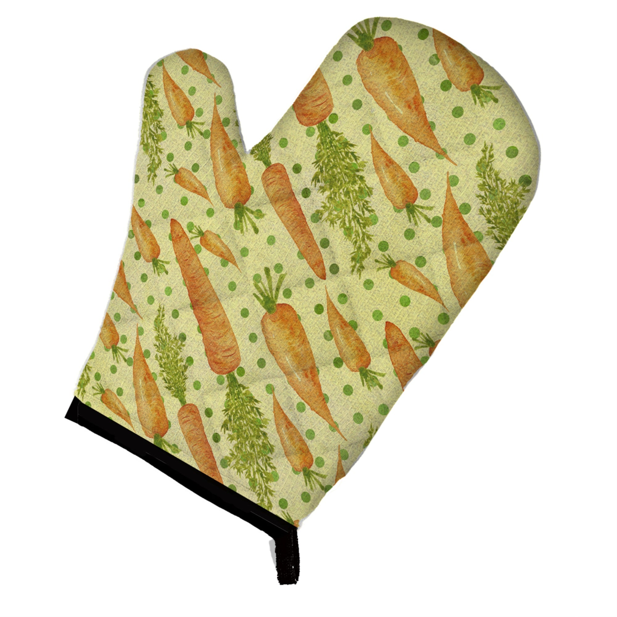 'Caroline'S Treasures Watercolor Carrots Decorated Oven Mitt, 12'''' X 8.5'''', Multicolor''