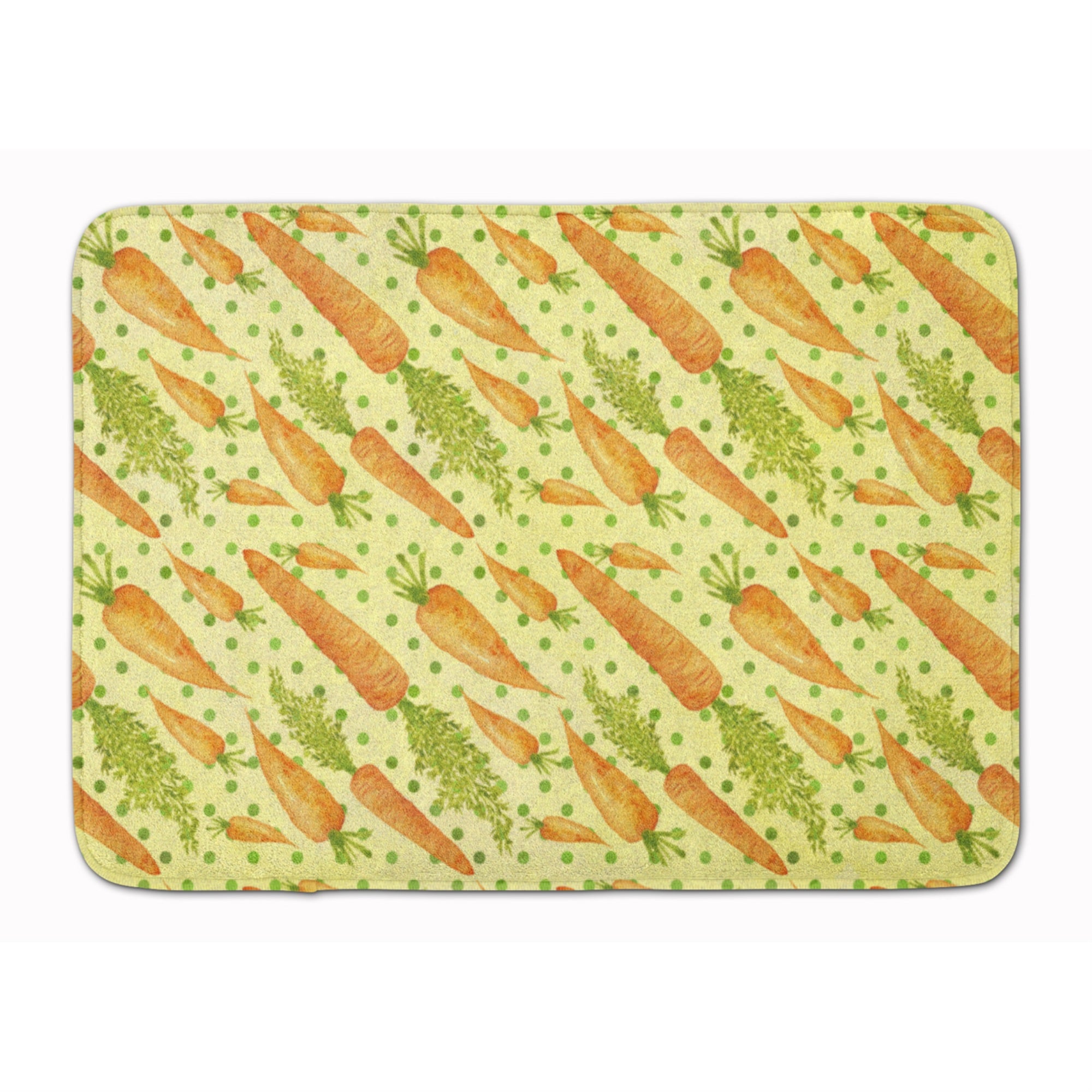 'Caroline'S Treasures Watercolor Carrots Floor Mat, 19'''' H X 27'''' W, Multicolor''
