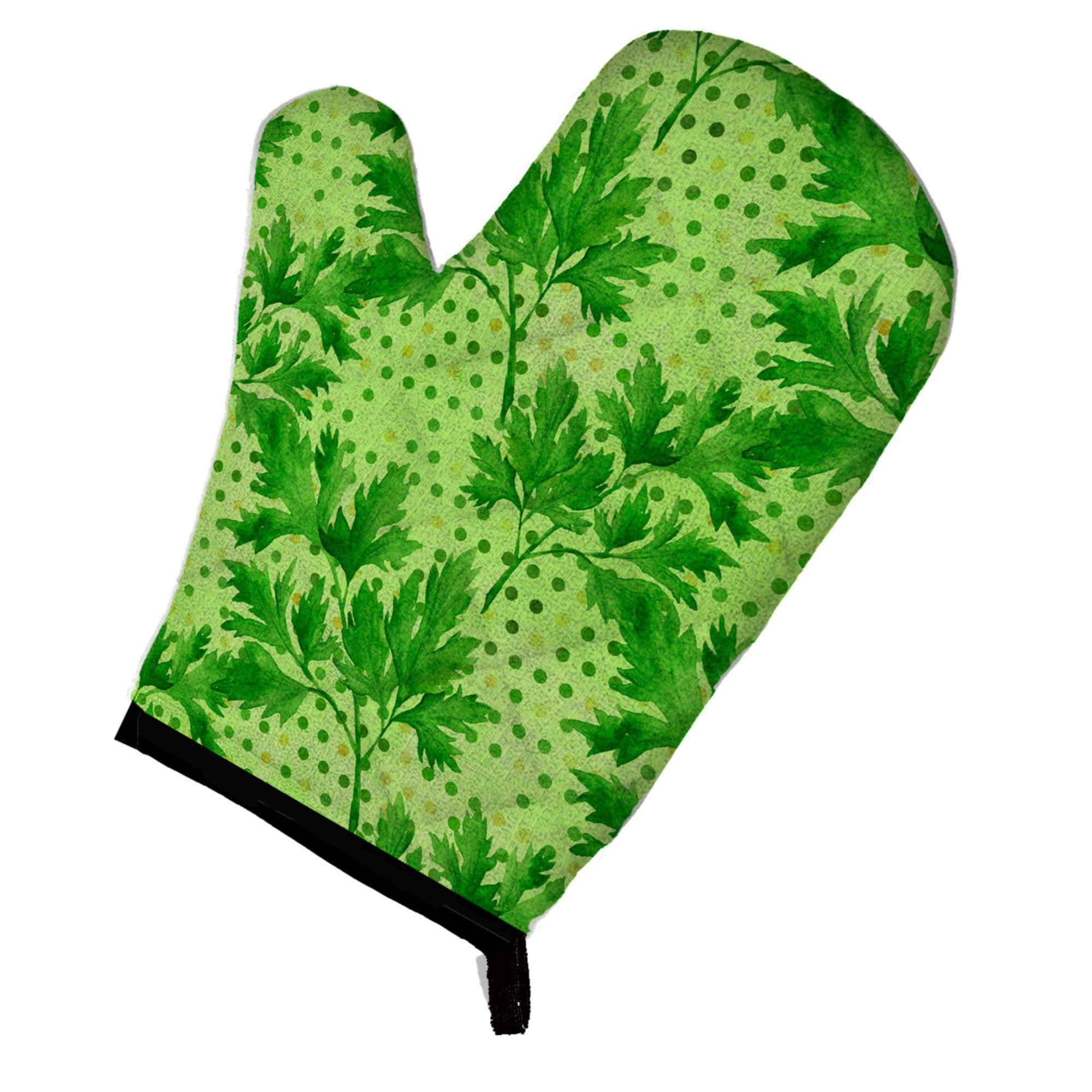 'Caroline'S Treasures Watercolor Parsley Decorated Oven Mitt, 12'''' X 8.5'''', Multicolor''