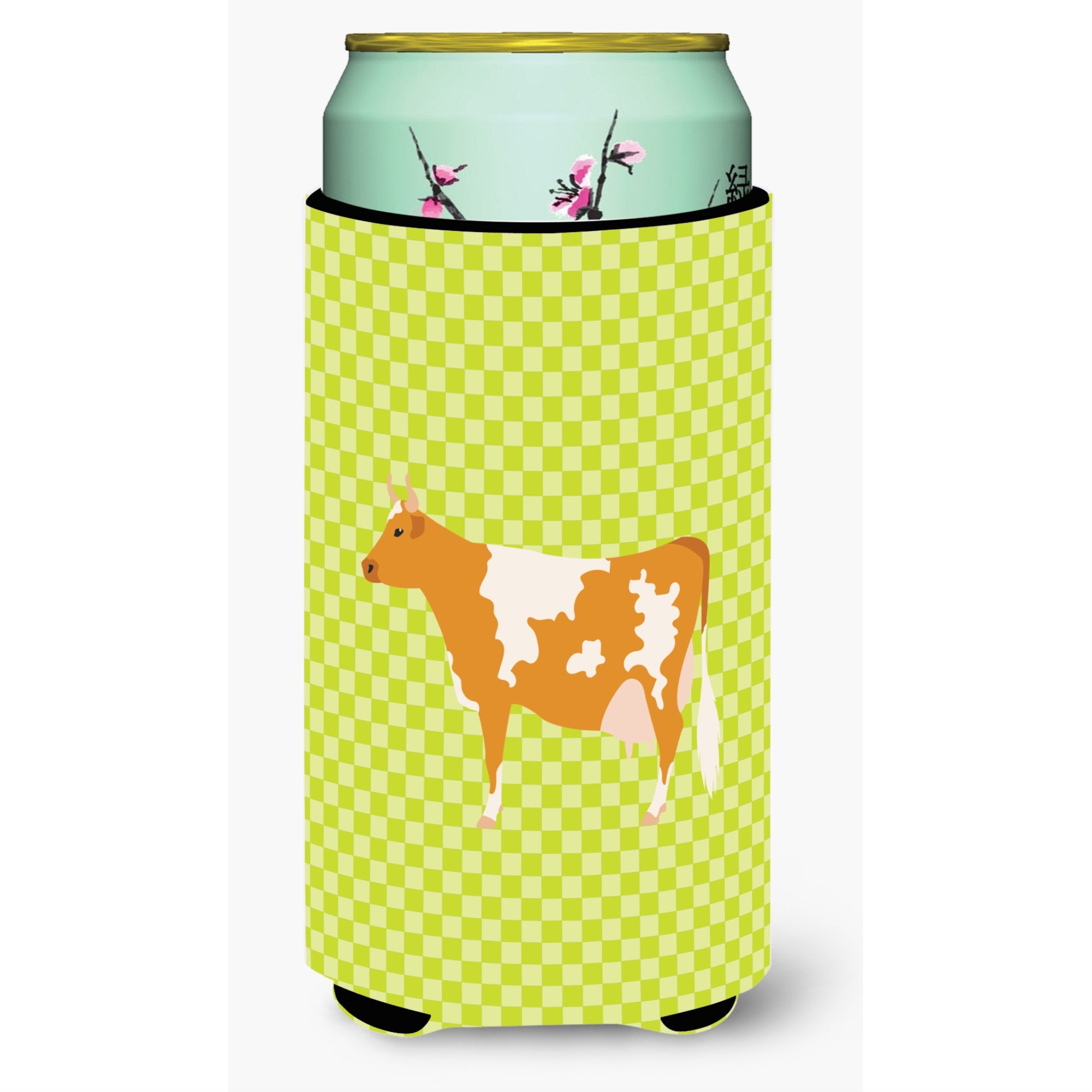 'Caroline'S Treasures Guernsey Cow Green Decorative Can Hugger, Tall Boy, Multicolor''