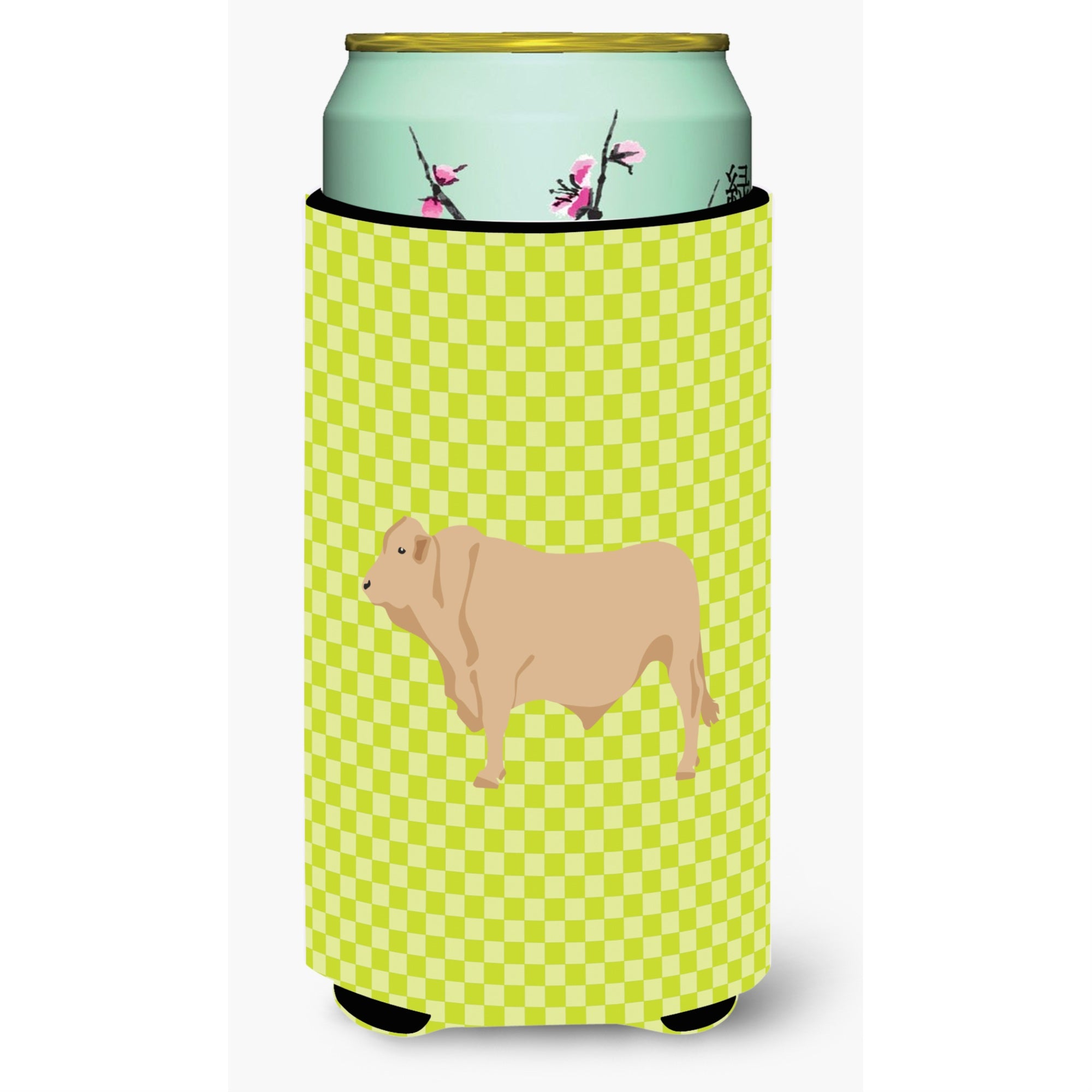 'Caroline'S Treasures Charolais Cow Green Decorative Can Hugger, Tall Boy, Multicolor''