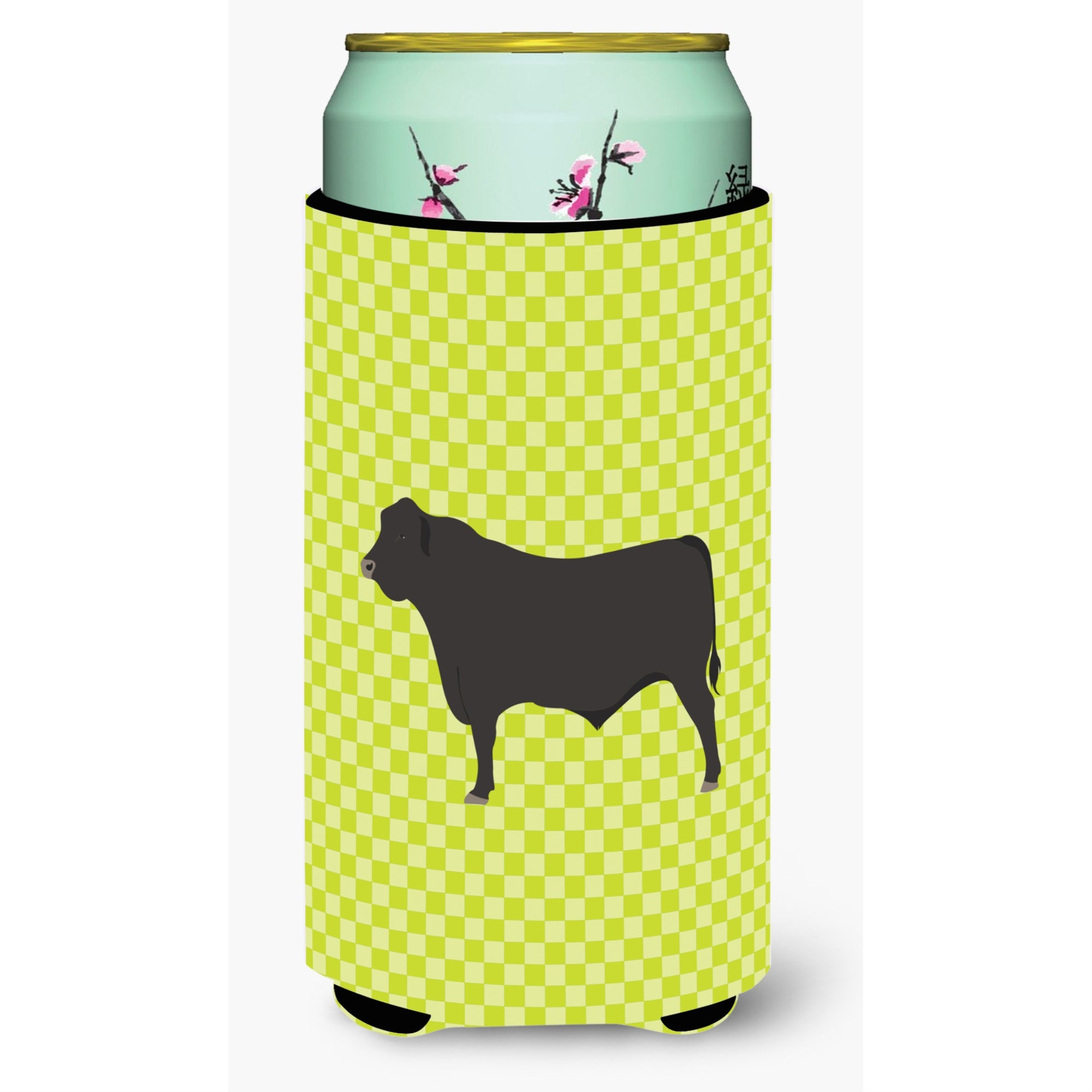 'Caroline'S Treasures Black Angus Cow Green Decorative Can Hugger, Tall Boy, Multicolor''