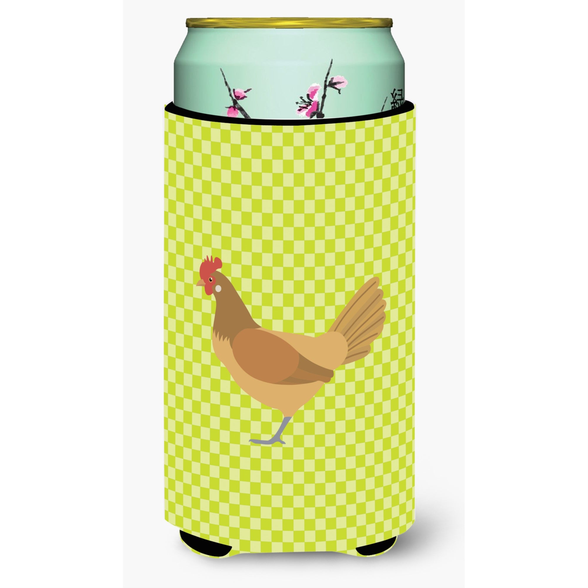 'Caroline'S Treasures Frisian Friesian Chicken Green Decorative Can Hugger, Tall Boy, Multicolor''