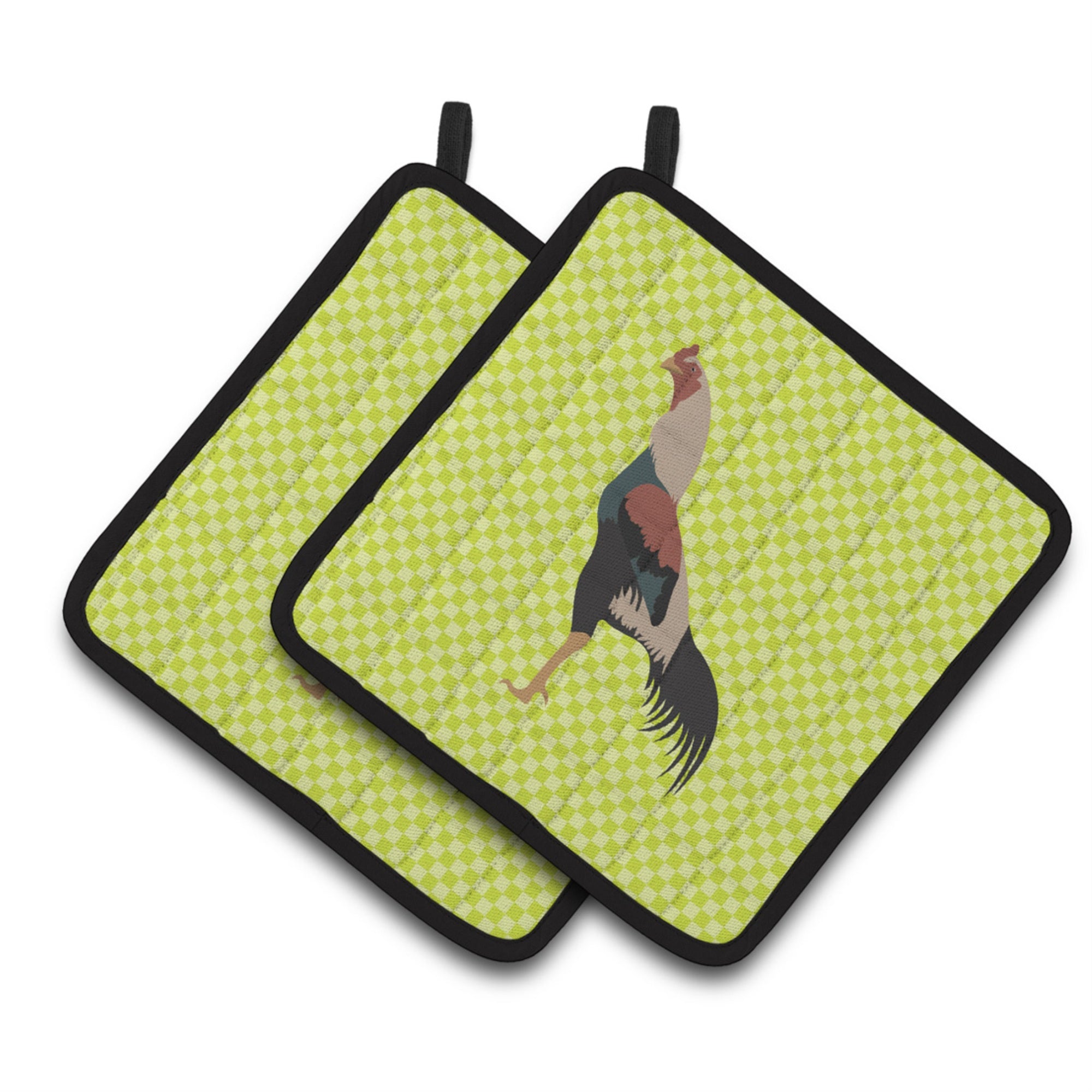 'Caroline'S Treasures Kulang Chicken Green Decorated Pot Holder, 7.5'''' X 7.5''''''