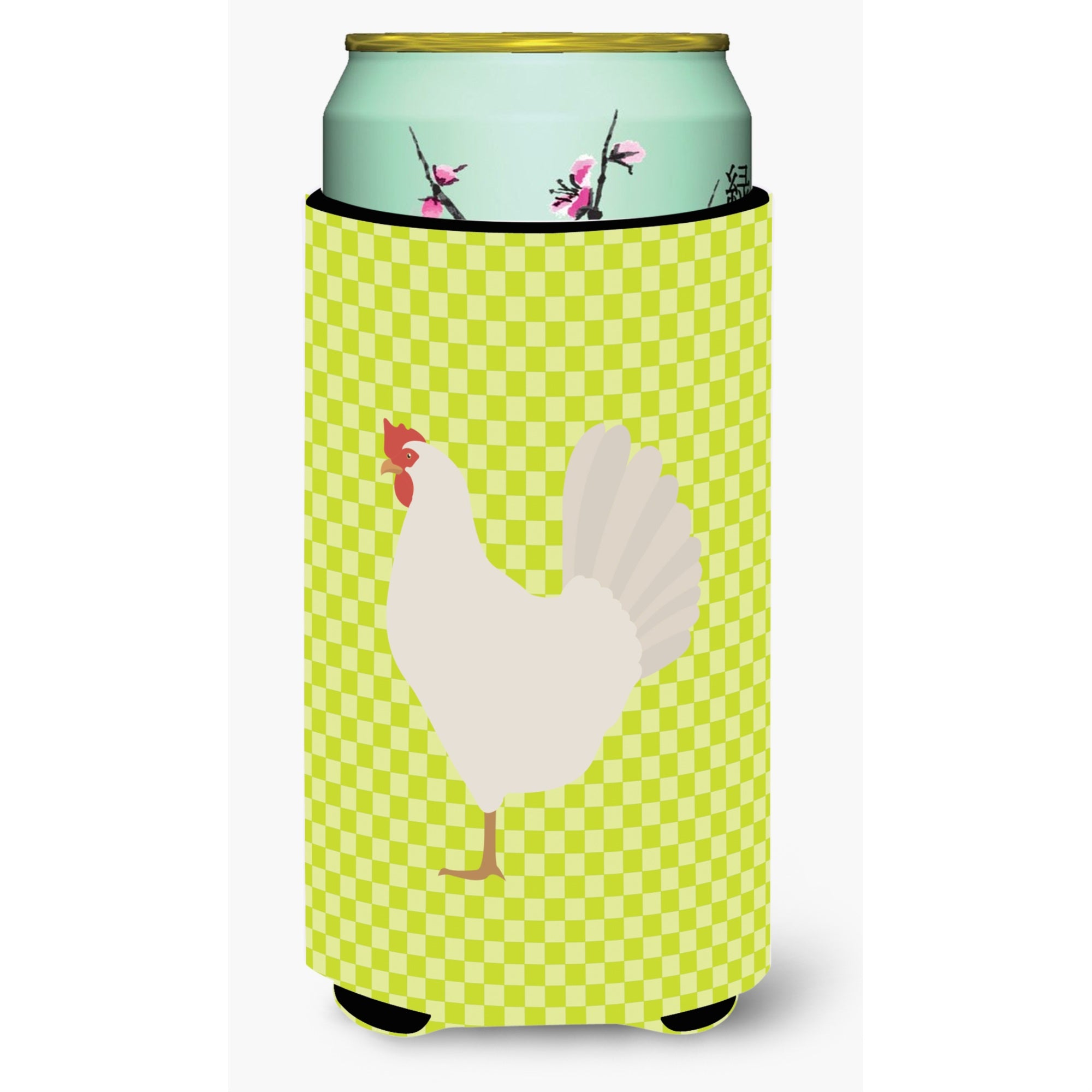 'Caroline'S Treasures Leghorn Chicken Green Decorative Can Hugger, Tall Boy, Multicolor''