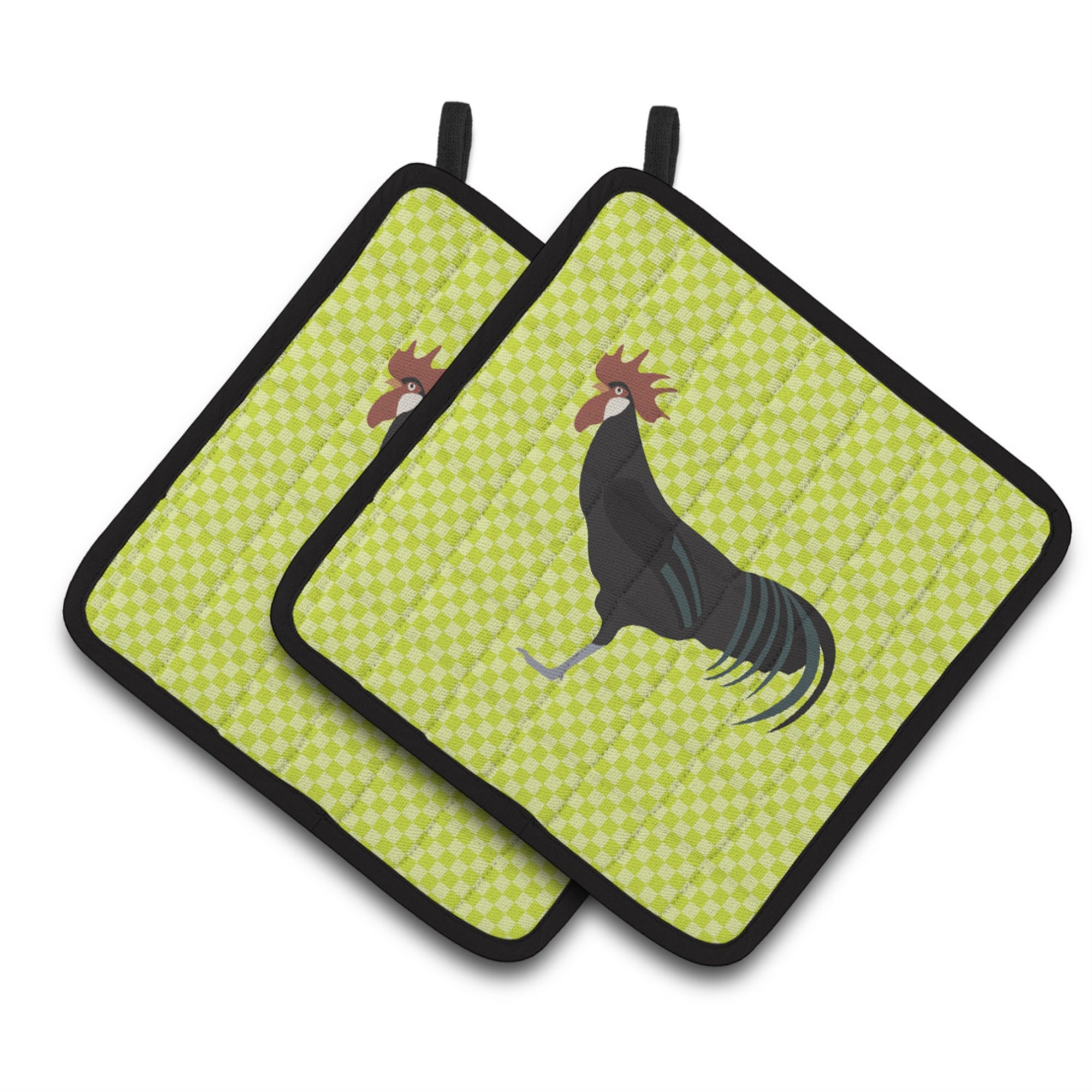 'Caroline'S Treasures Minorca Ctalalan Chicken Green Decorated Pot Holder, 7.5'''' X 7.5''''''