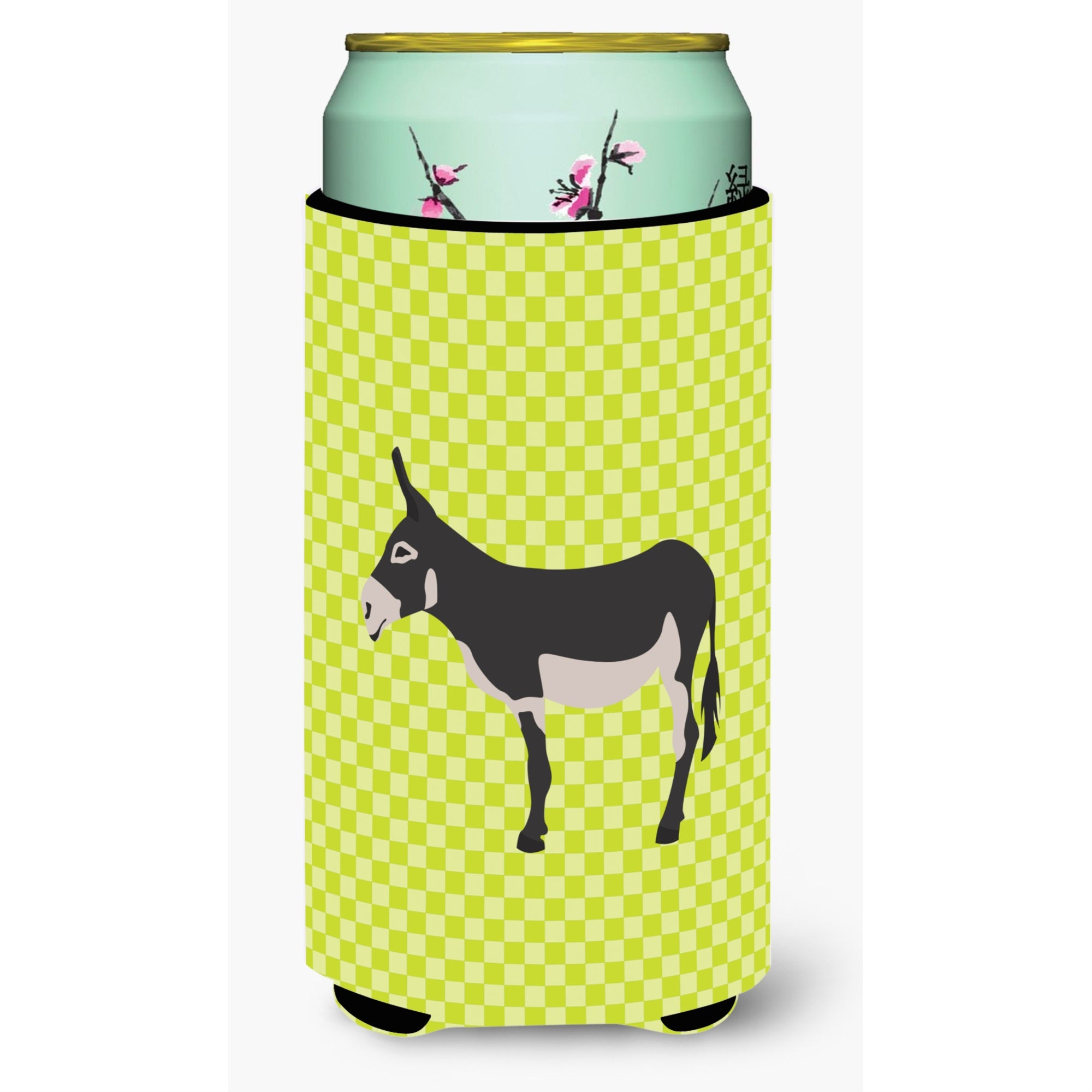 'Caroline'S Treasures American Mammoth Jack Donkey Green Decorative Can Hugger, Tall Boy, Multicolor''