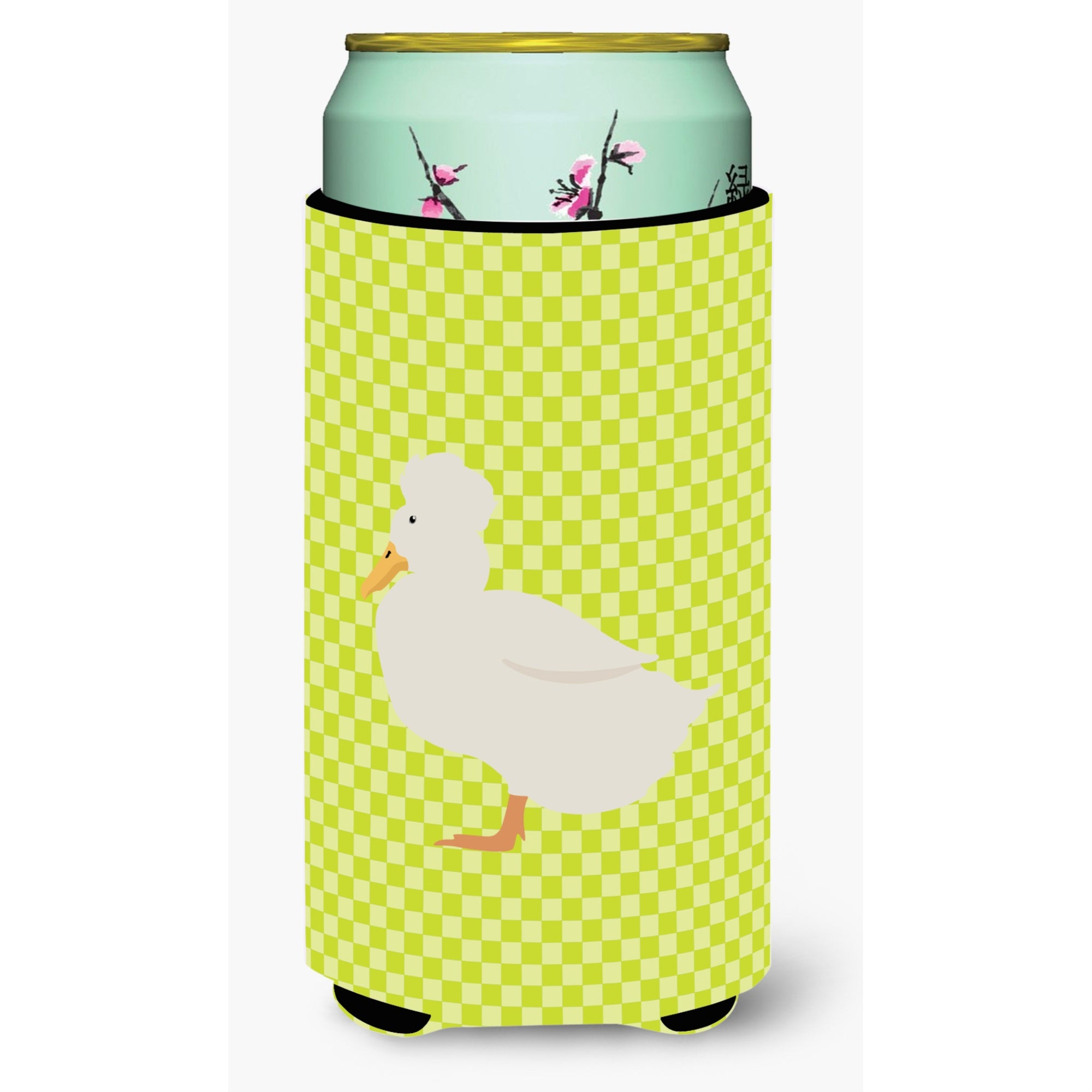 'Caroline'S Treasures Crested Duck Green Decorative Can Hugger, Tall Boy, Multicolor''