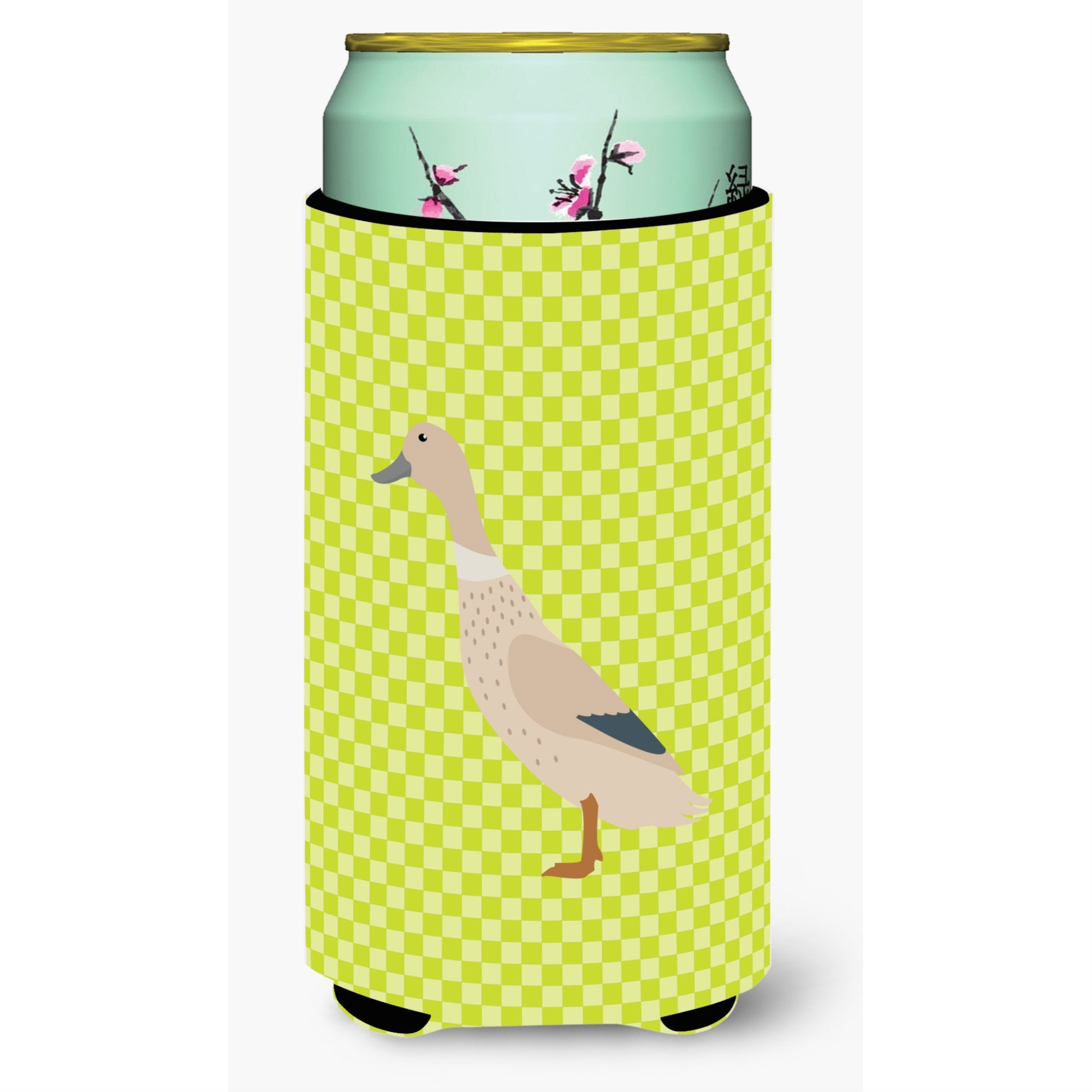 'Caroline'S Treasures West Harlequin Duck Green Decorative Can Hugger, Tall Boy, Multicolor''