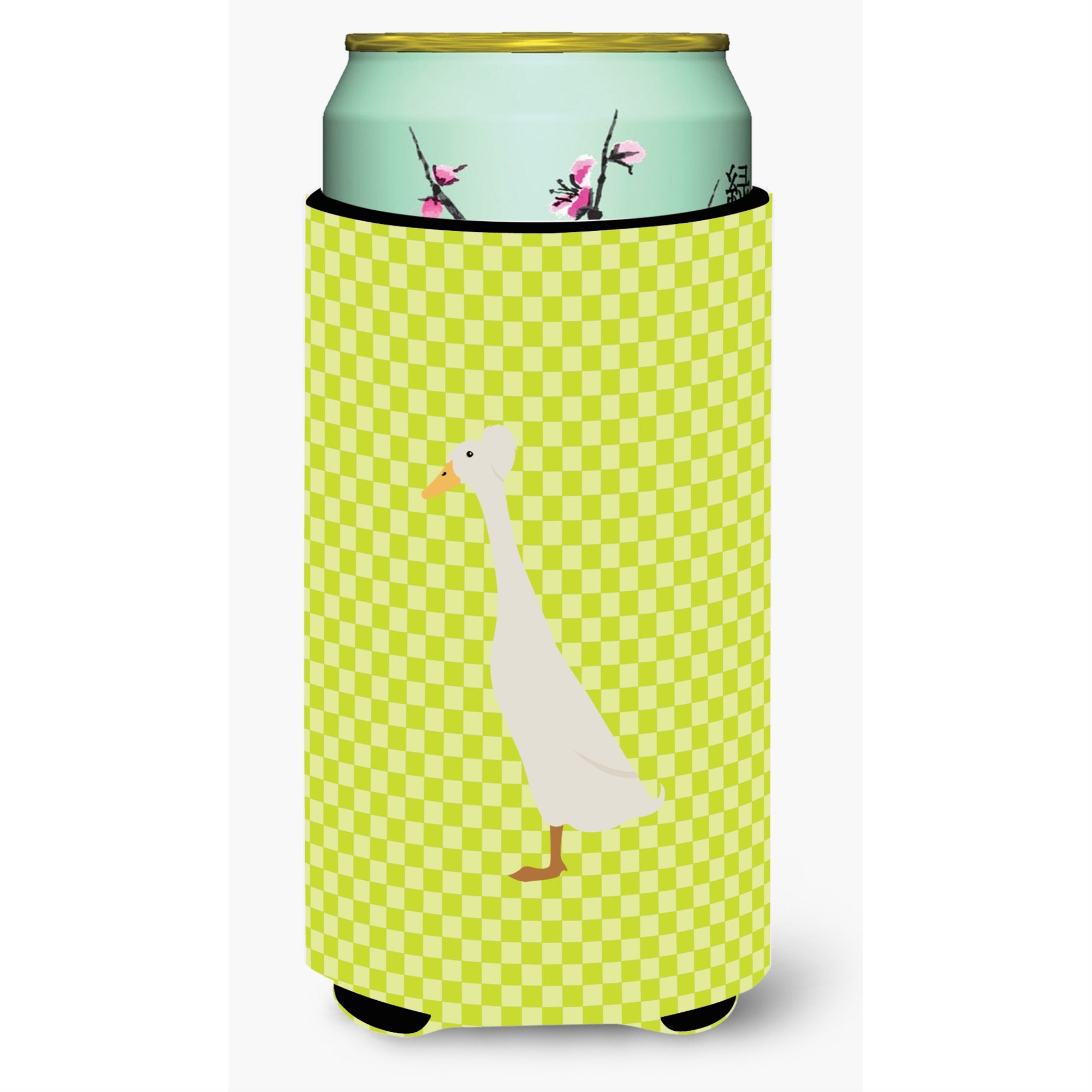 'Caroline'S Treasures Bali Duck Green Decorative Can Hugger, Tall Boy, Multicolor''