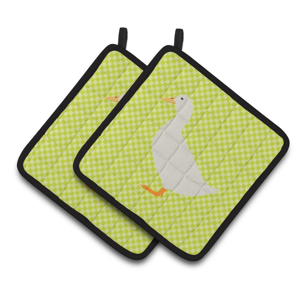 'Caroline'S Treasures American Pekin Duck Green Decorated Pot Holder, 7.5'''' X 7.5''''''