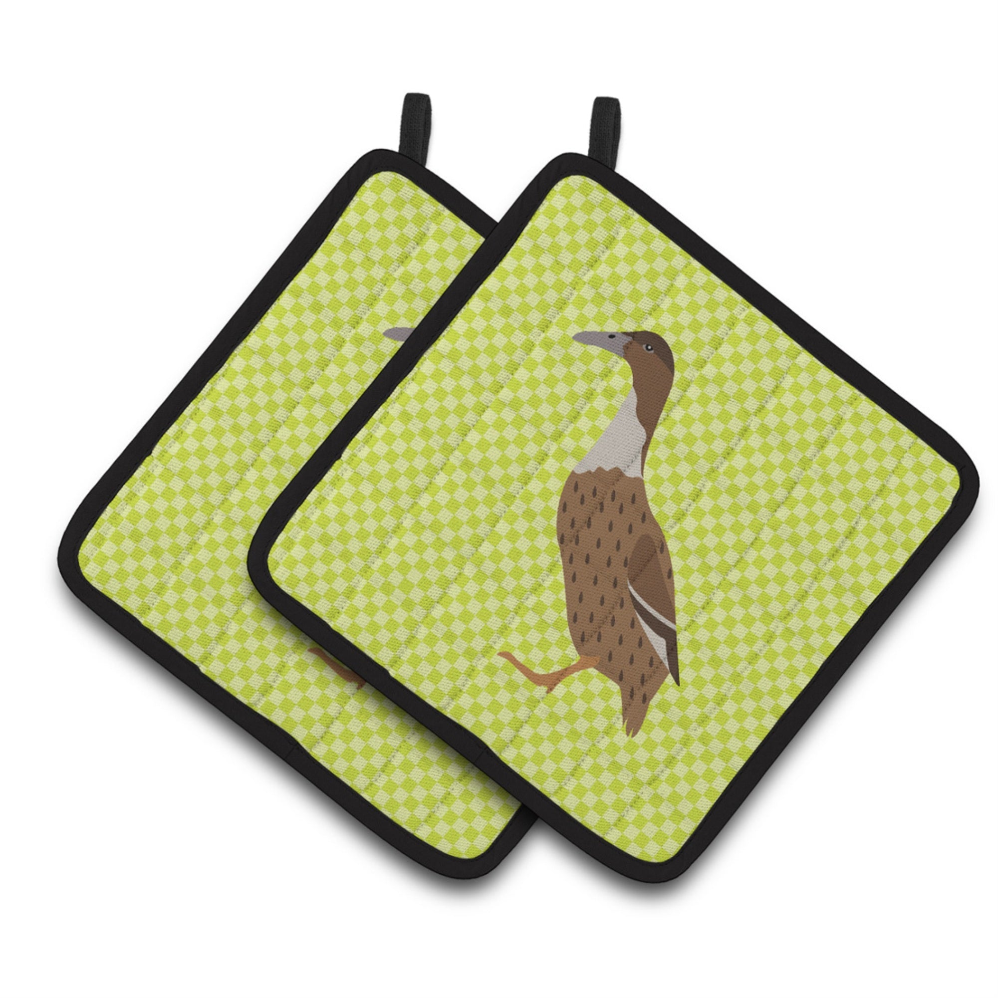 'Caroline'S Treasures Dutch Hook Bill Duck Green Decorated Pot Holder, 7.5'''' X 7.5''''''