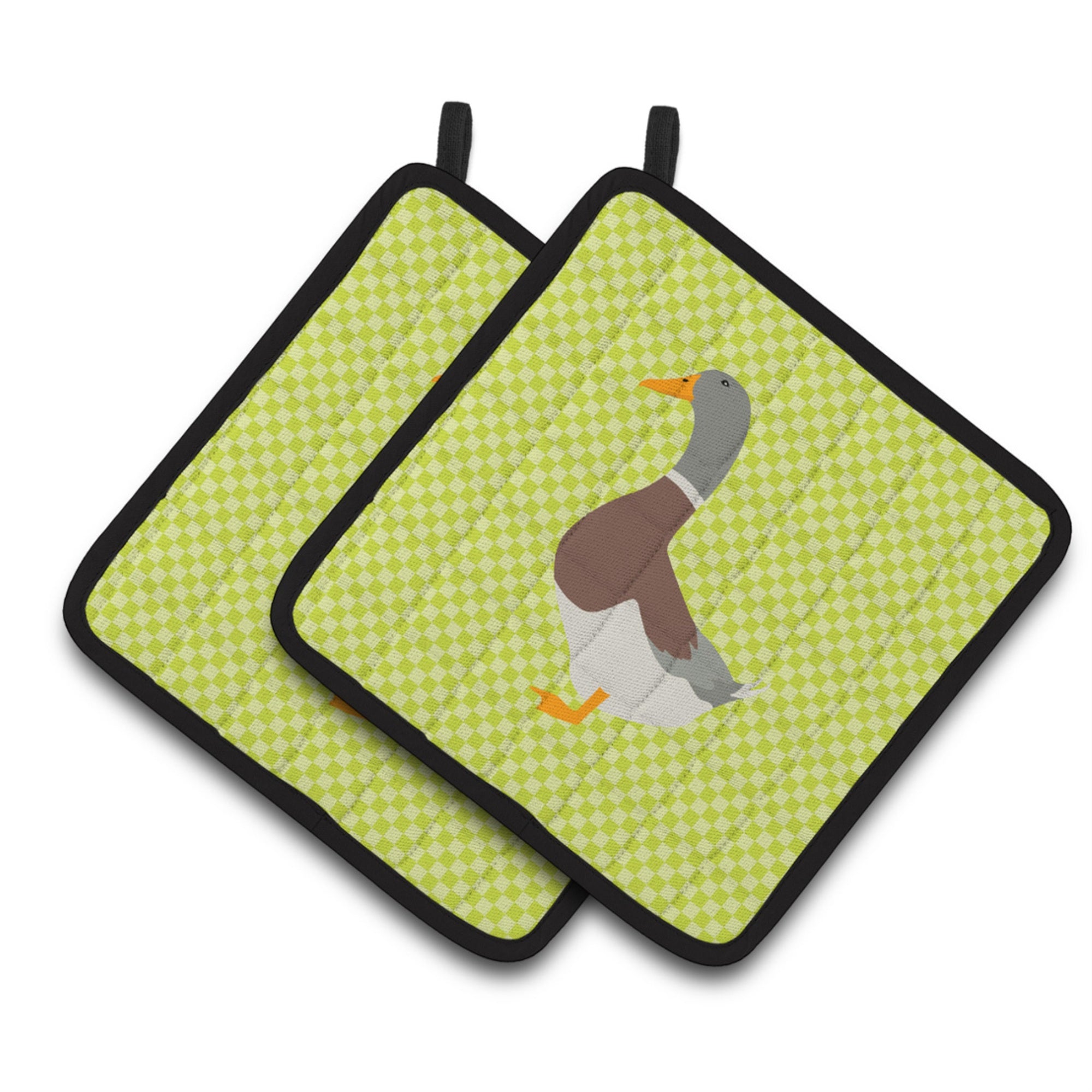 'Caroline'S Treasures Saxony Sachsenente Duck Green Decorated Pot Holder, 7.5'''' X 7.5''''''