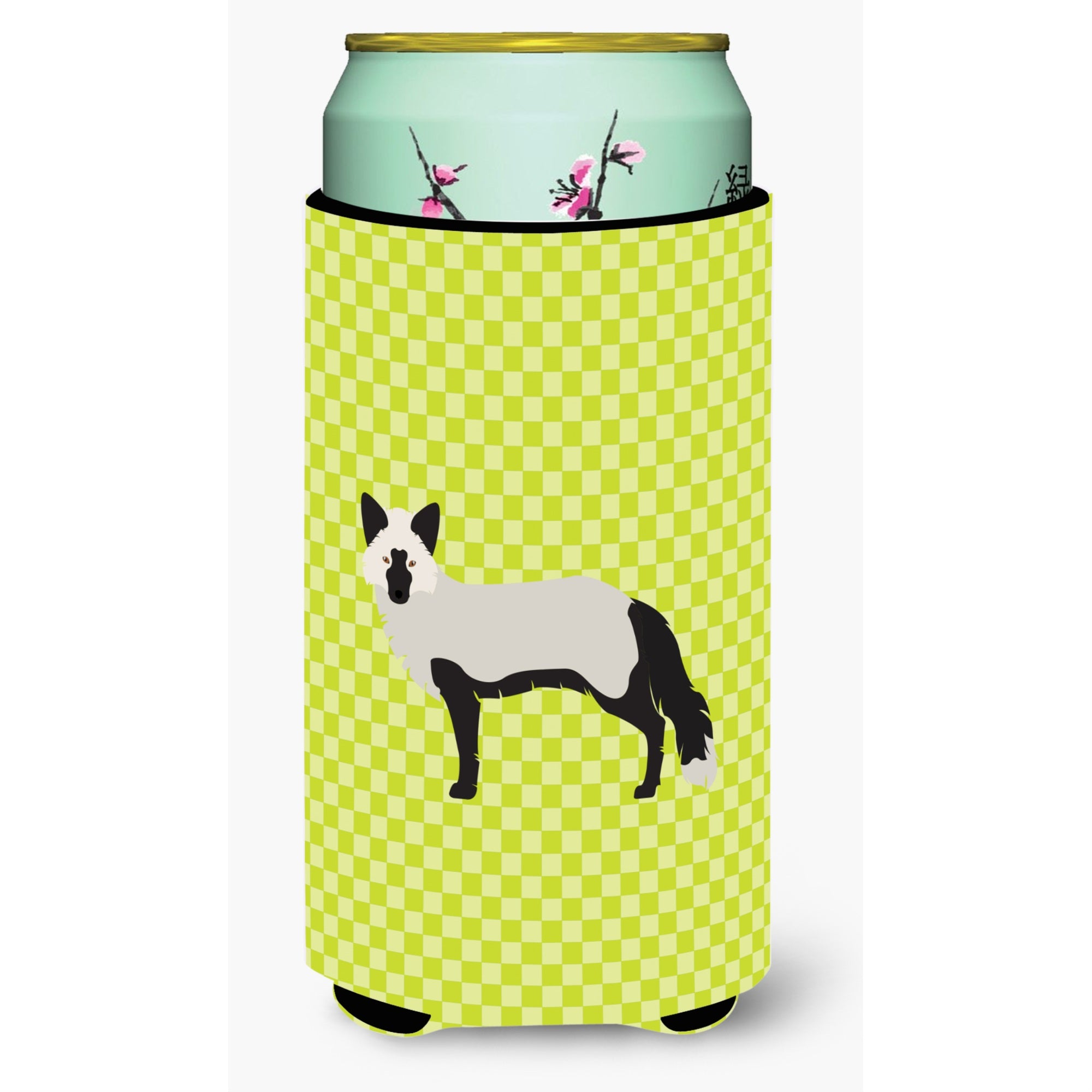 'Caroline'S Treasures Silver Fox Green Decorative Can Hugger, Tall Boy, Multicolor''