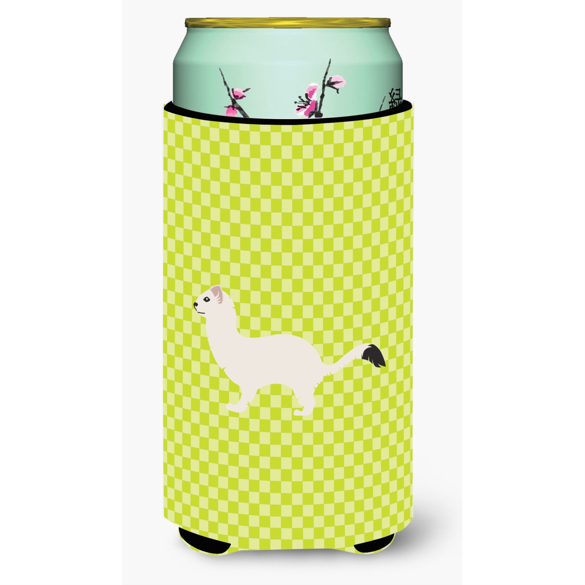 'Caroline'S Treasures Stoat Short-Tailed Weasel Green Decorative Can Hugger, Tall Boy, Multicolor''