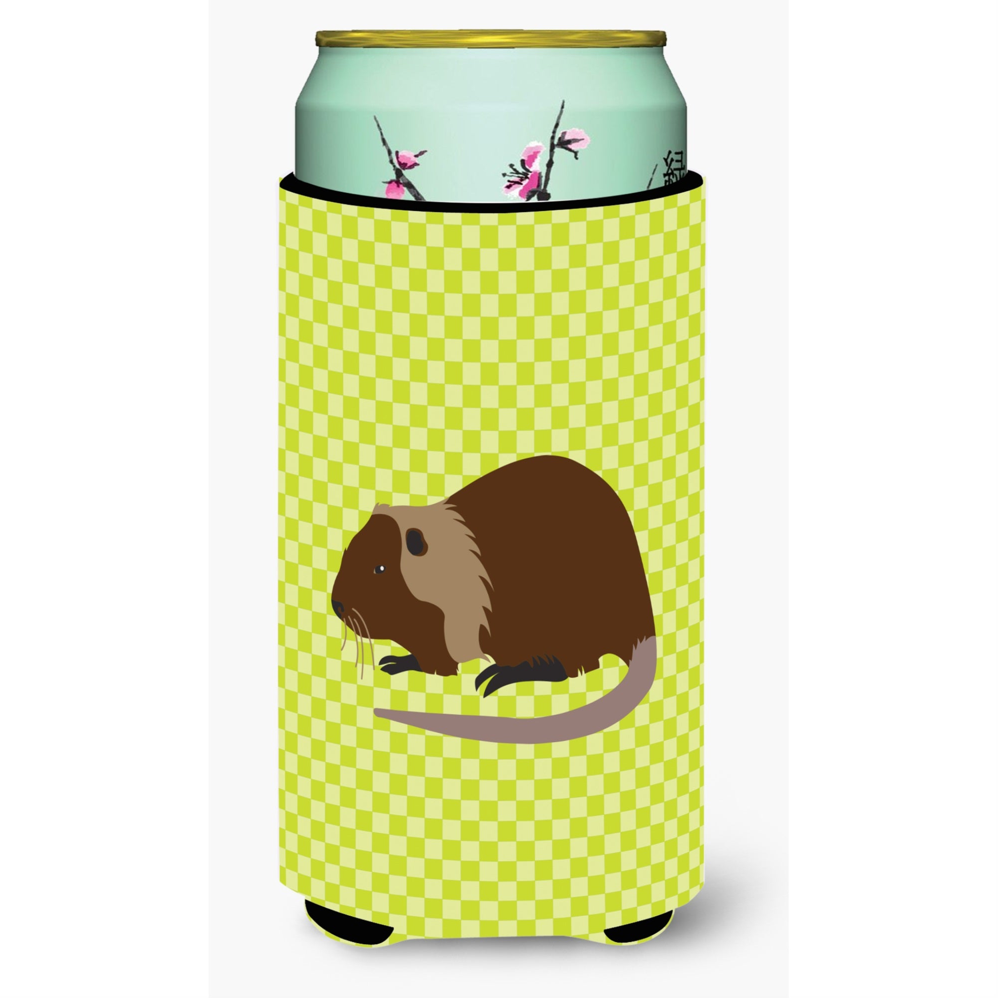 'Caroline'S Treasures Coypu Nutria River Rat Green Decorative Can Hugger, Tall Boy, Multicolor''
