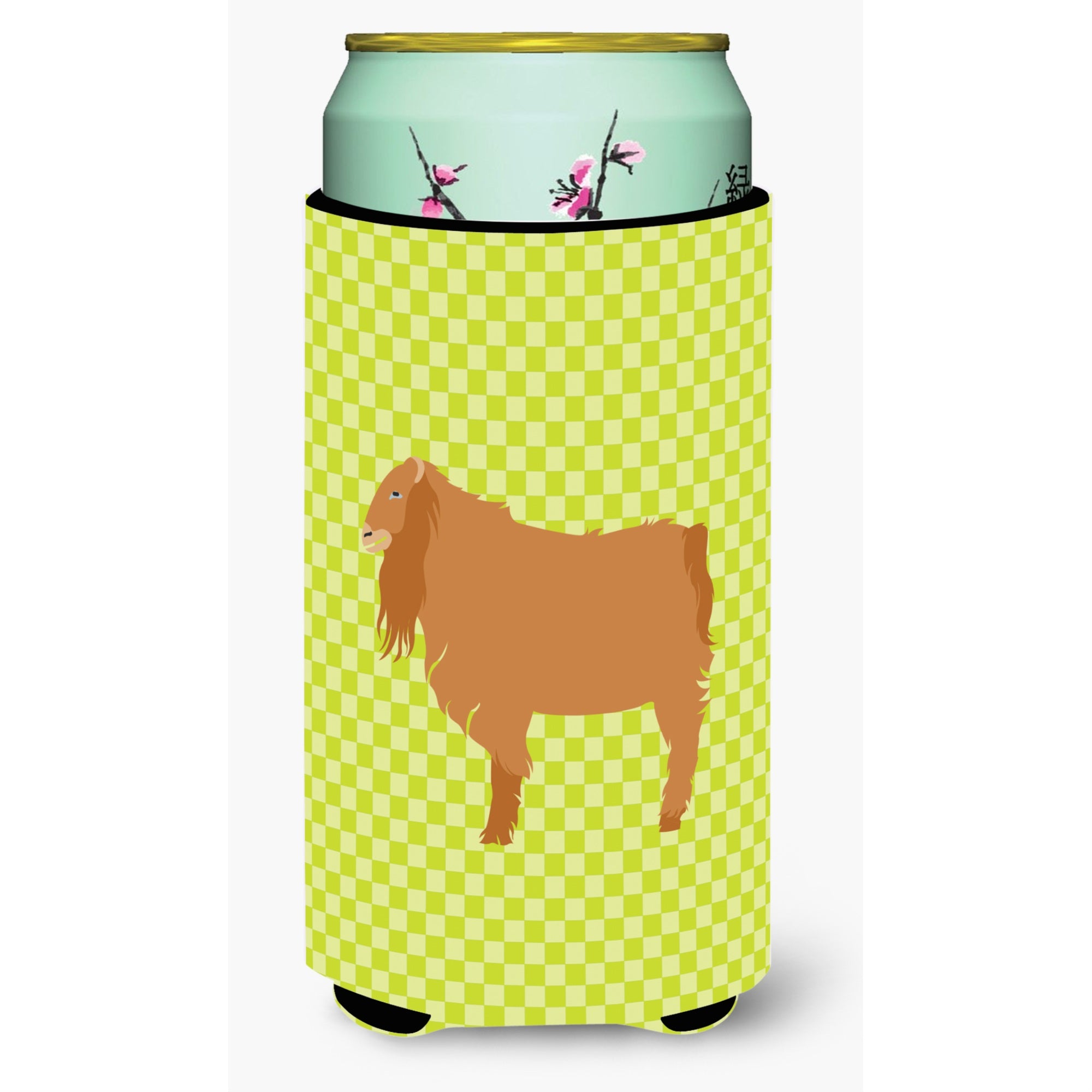 'Caroline'S Treasures American Lamancha Goat Green Decorative Can Hugger, Tall Boy, Multicolor''
