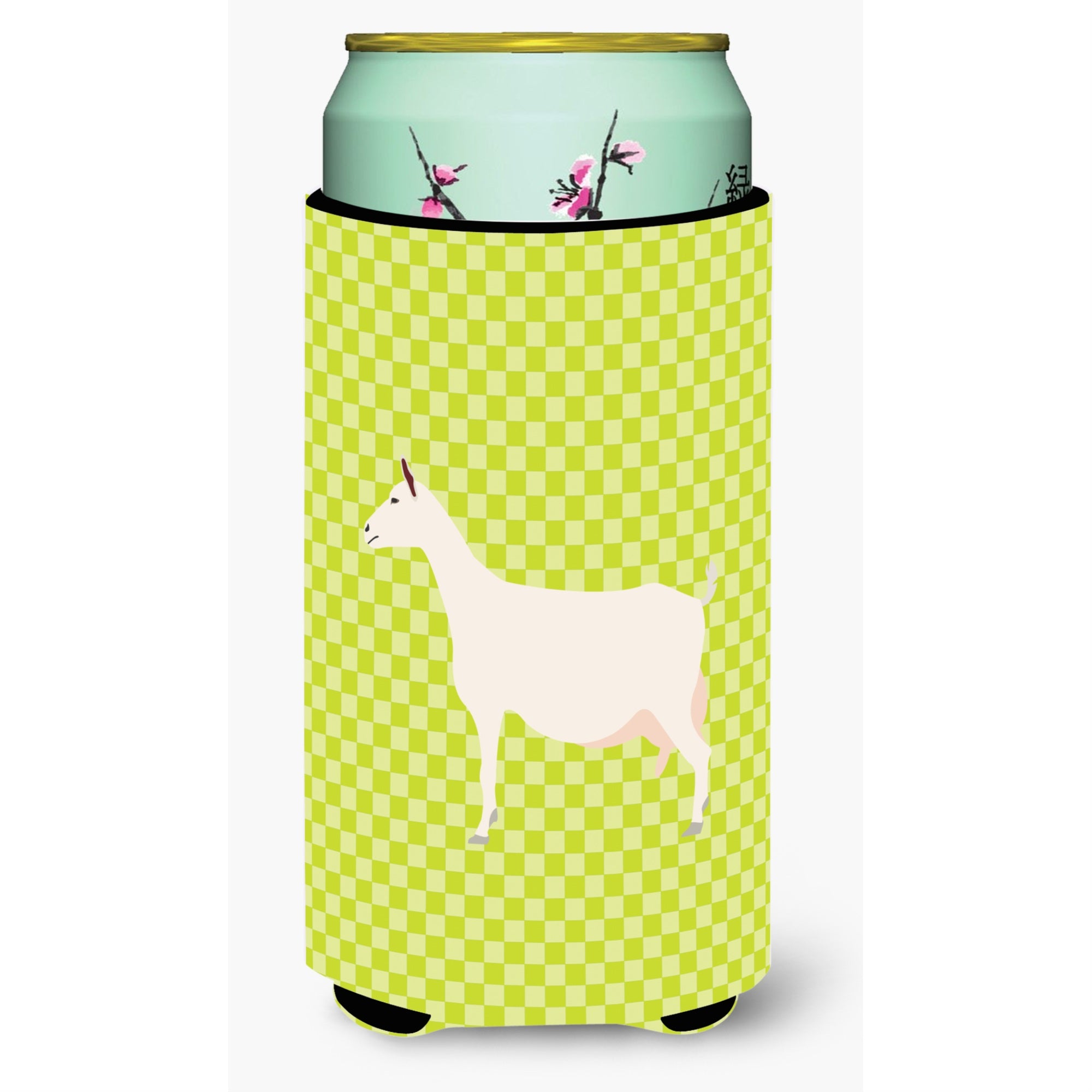 'Caroline'S Treasures Saanen Goat Green Decorative Can Hugger, Tall Boy, Multicolor''