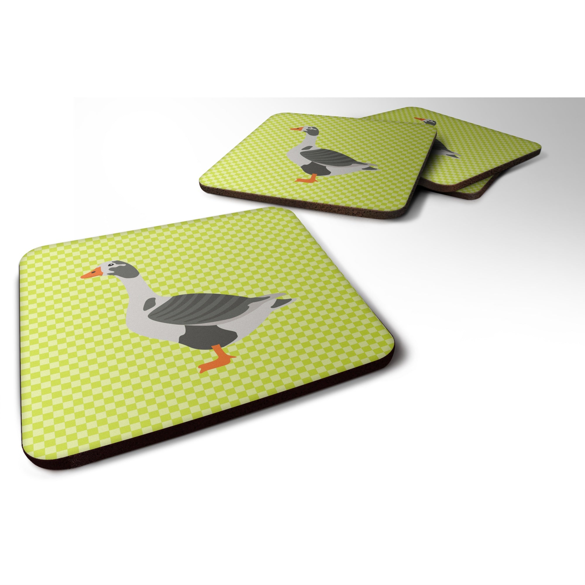 'Caroline'S Treasures West Of England Goose Green Decorative Coasters, 3.5'''', Multicolor''