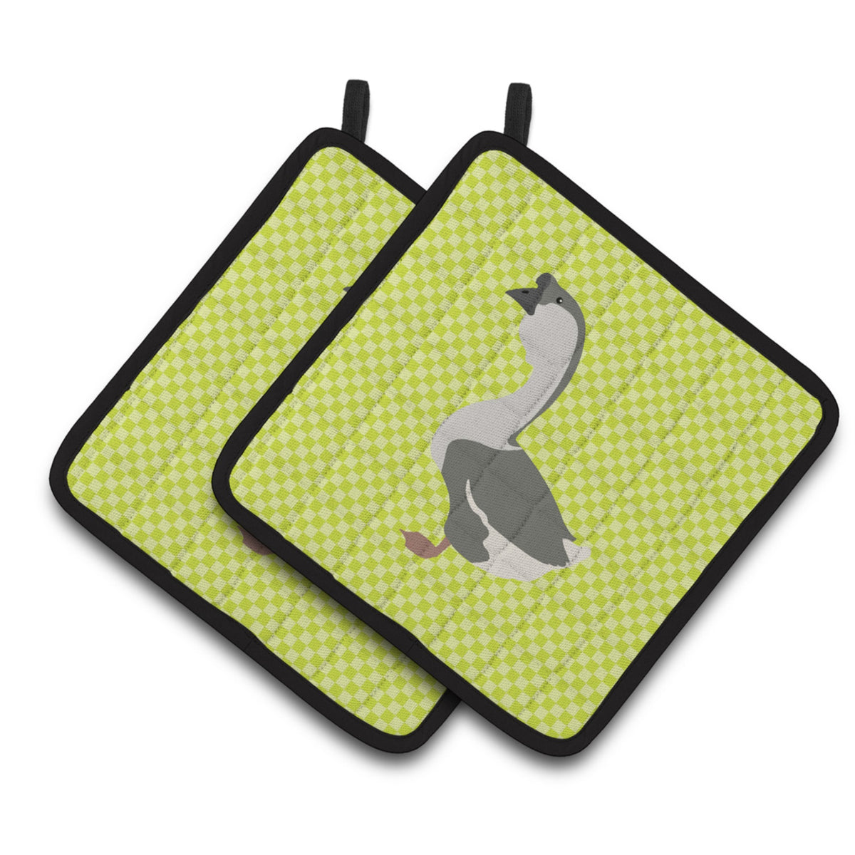 'Caroline'S Treasures African Goose Green Decorated Pot Holder, 7.5'''' X 7.5''''''