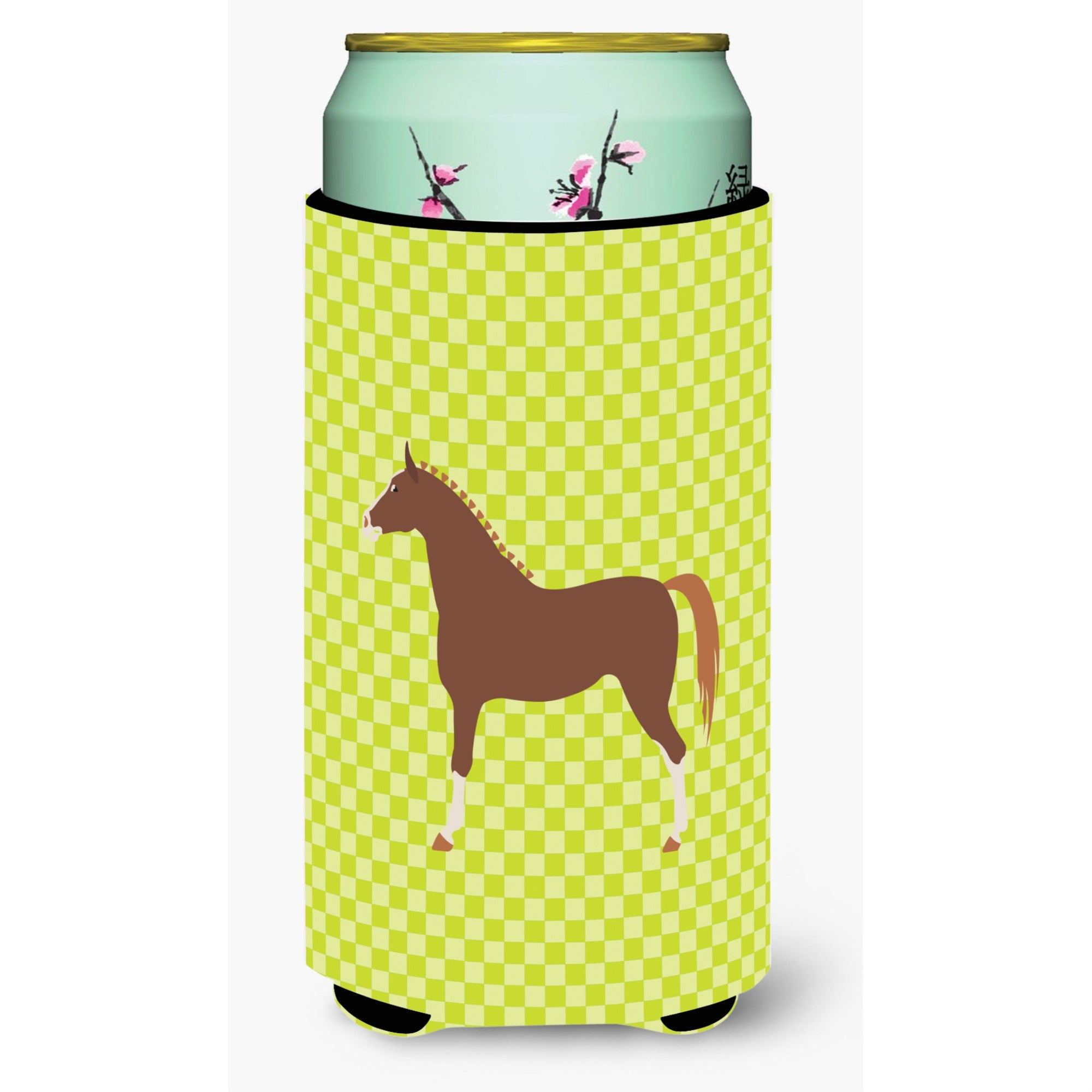 'Caroline'S Treasures Hannoverian Horse Green Decorative Can Hugger, Tall Boy, Multicolor''