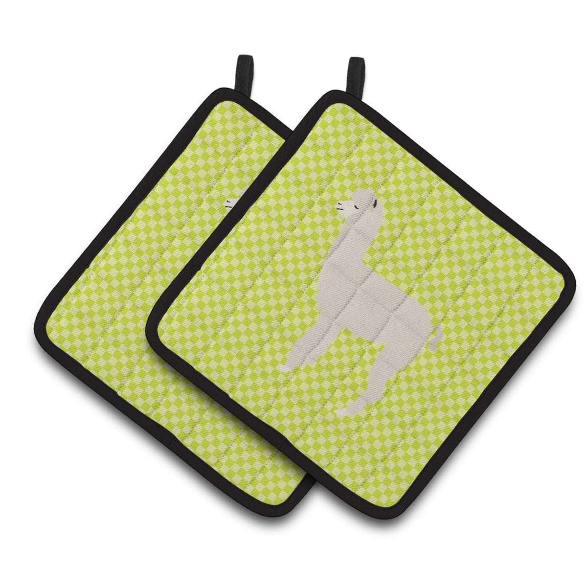 'Caroline'S Treasures Alpaca Green Decorated Pot Holder, 7.5'''' X 7.5''''''
