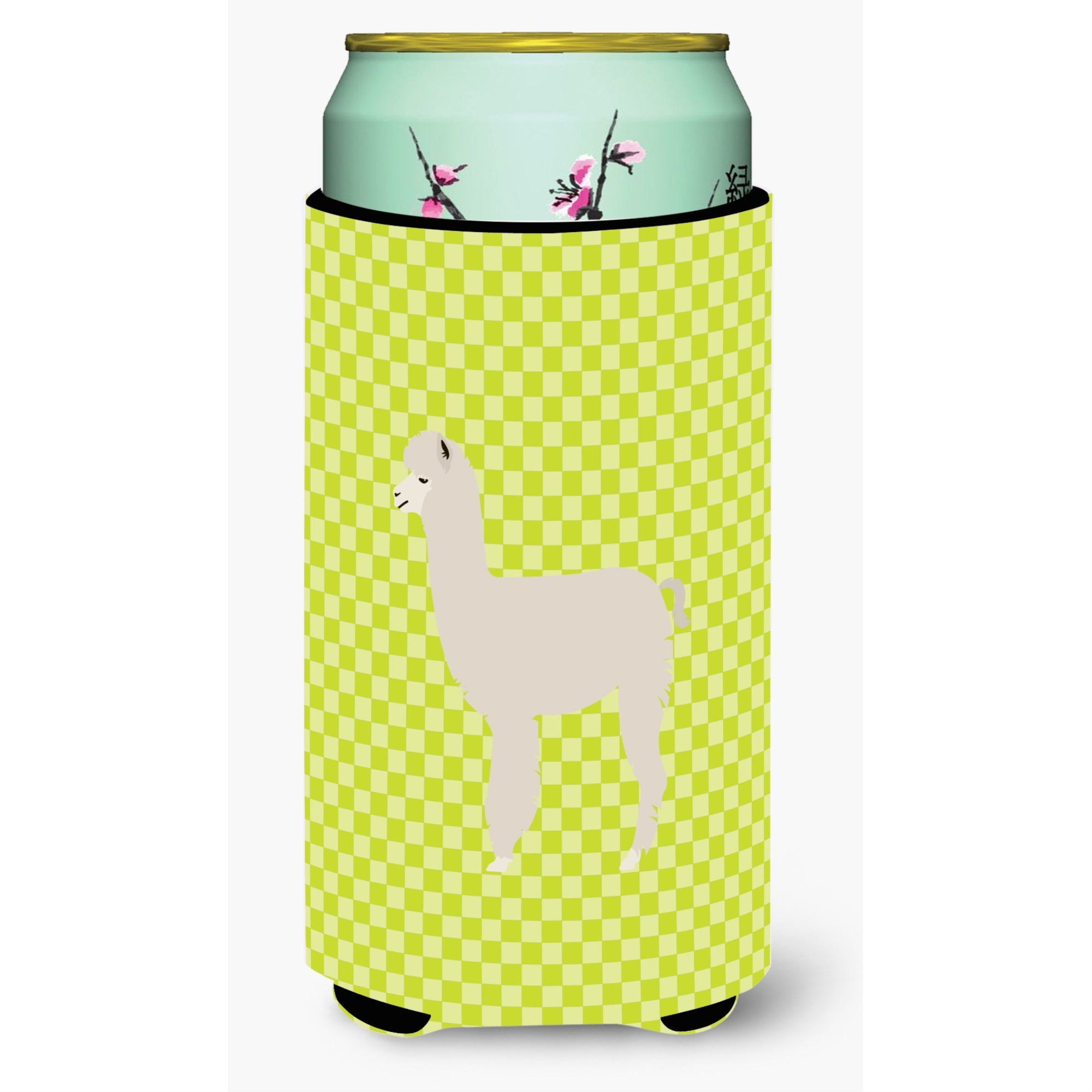'Caroline'S Treasures Alpaca Green Decorative Can Hugger, Tall Boy, Multicolor''