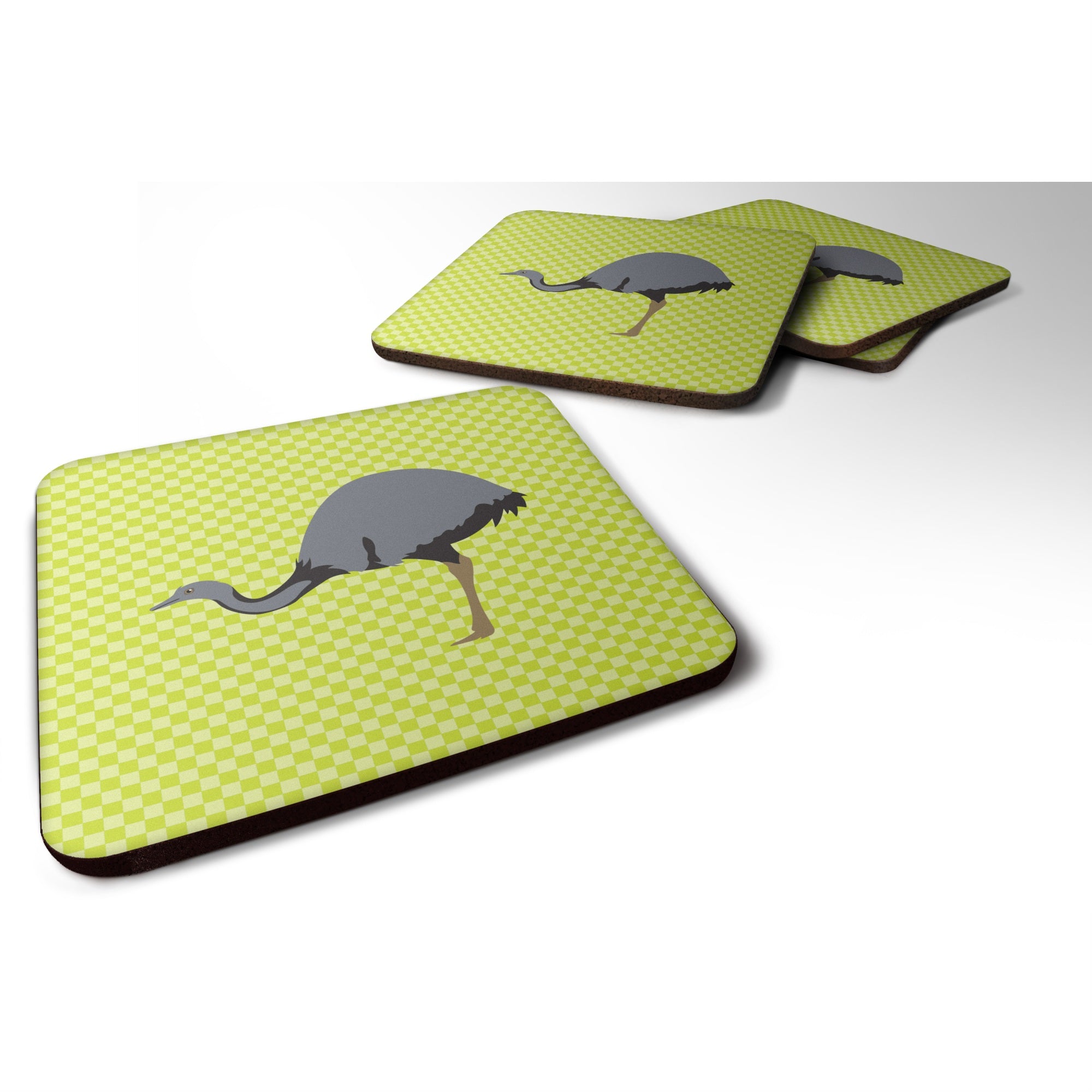 'Caroline'S Treasures Rhea Green Decorative Coasters, 3.5, Multicolor''