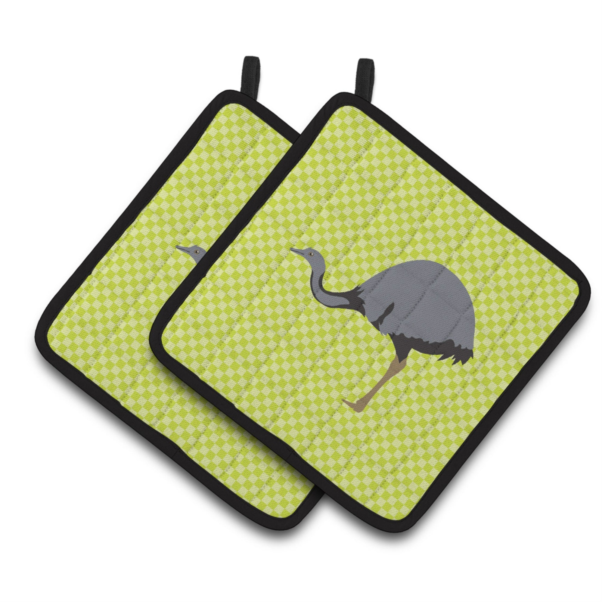 'Caroline'S Treasures Rhea Green Decorated Pot Holder, 7.5'''' X 7.5''''''