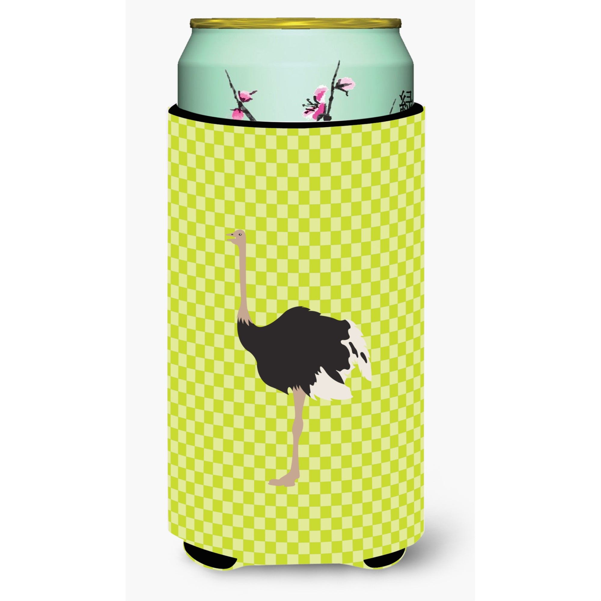 'Caroline'S Treasures Common Ostrich Green Decorative Can Hugger, Tall Boy, Multicolor''