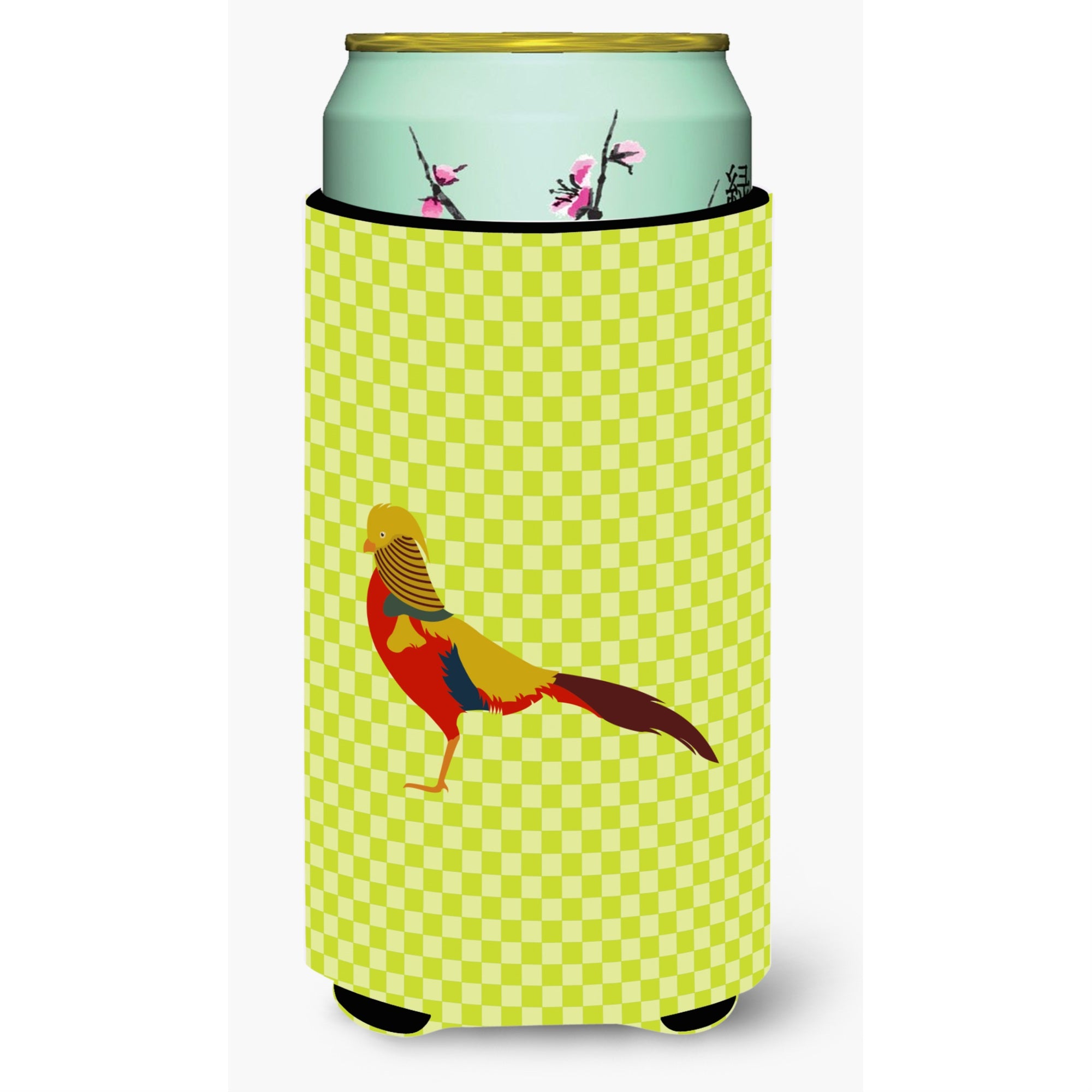 'Caroline'S Treasures Golden Or Chinese Pheasant Green Decorative Can Hugger, Tall Boy, Multicolor''