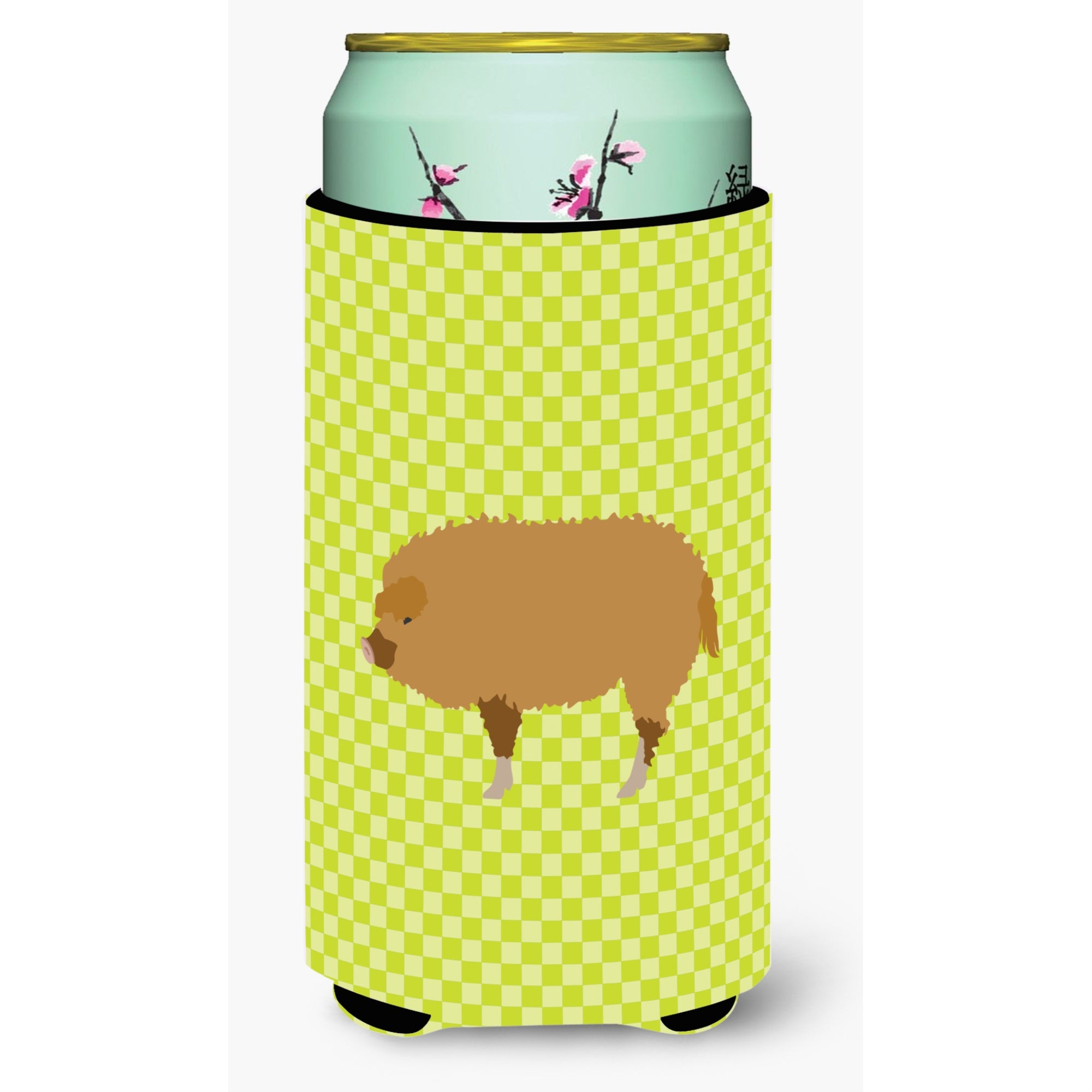 'Caroline'S Treasures Hungarian Mangalica Pig Green Decorative Can Hugger, Tall Boy, Multicolor''