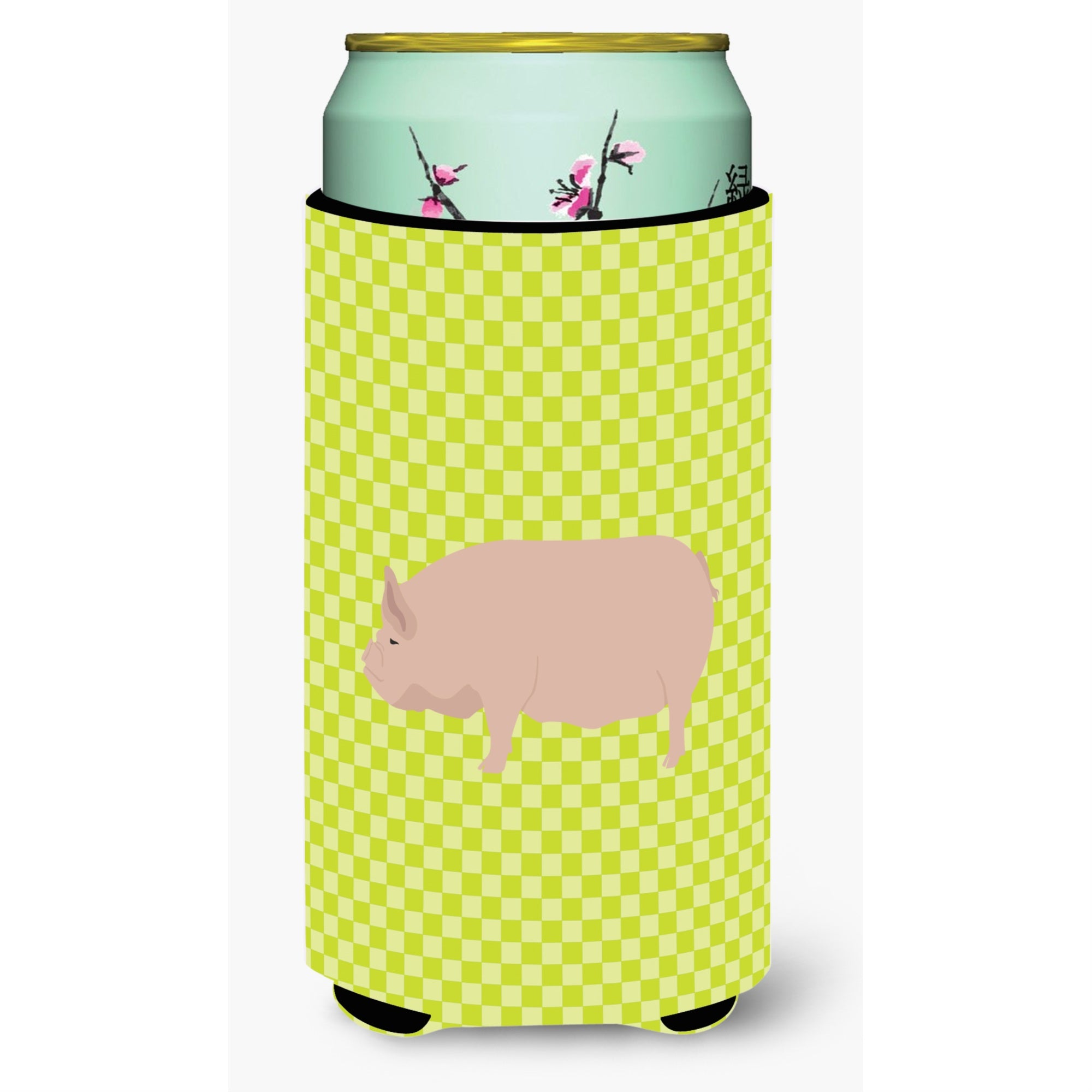 'Caroline'S Treasures Welsh Pig Green Decorative Can Hugger, Tall Boy, Multicolor''