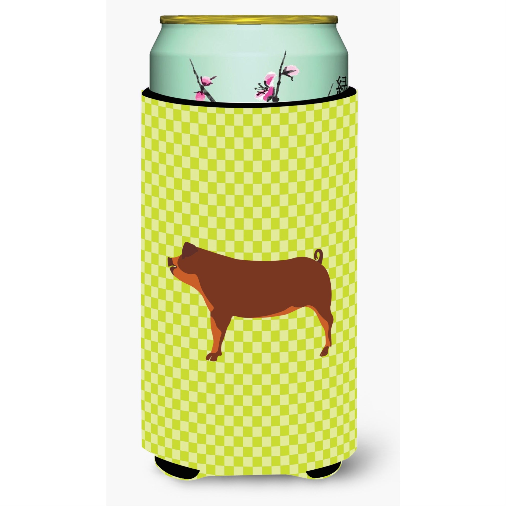 'Caroline'S Treasures Duroc Pig Green Decorative Can Hugger, Tall Boy, Multicolor''