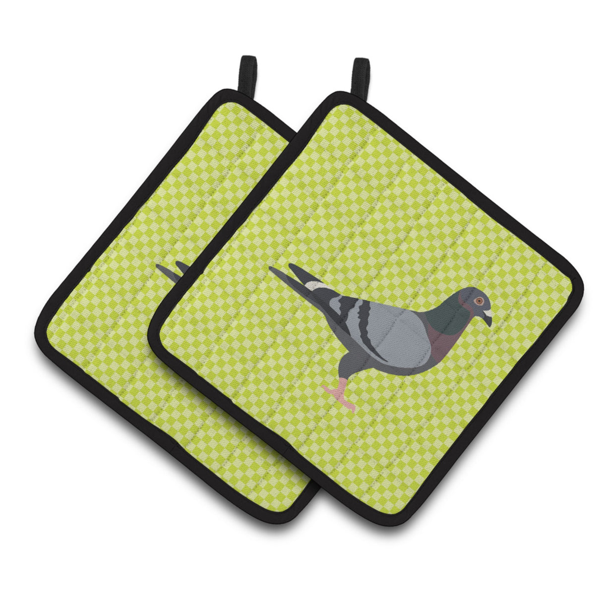 'Caroline'S Treasures Racing Pigeon Green Decorated Pot Holder, 7.5'''' X 7.5''''''