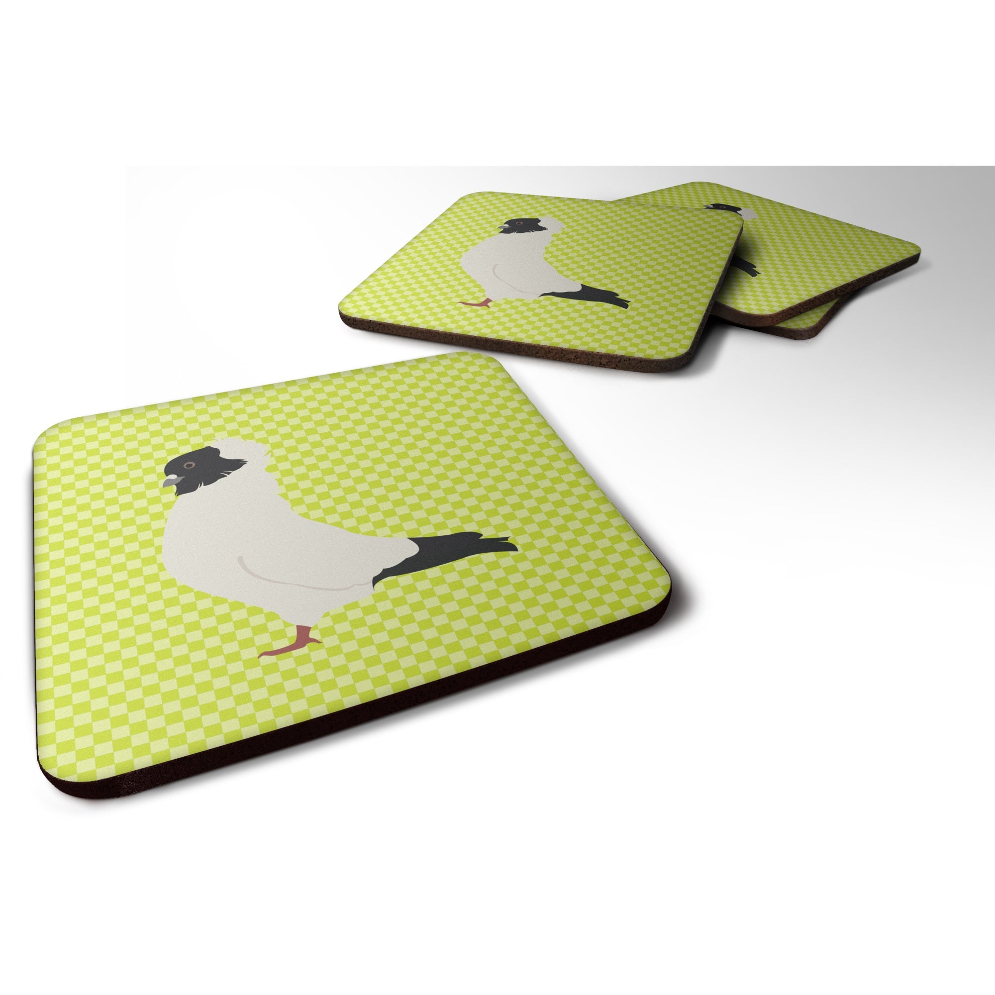 'Caroline'S Treasures Nun Pigeon Green Decorative Coasters, 3.5, Multicolor''