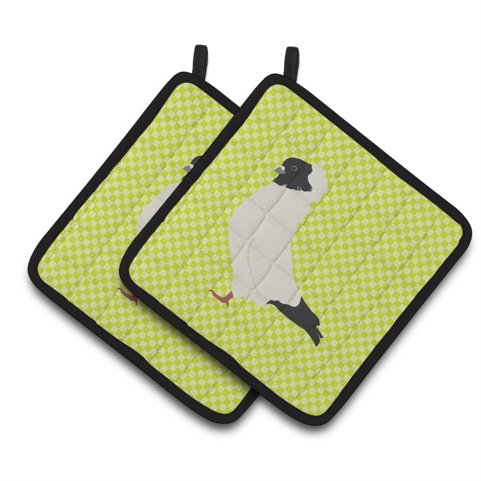 'Caroline'S Treasures Nun Pigeon Green Decorated Pot Holder, 7.5'''' X 7.5''''''