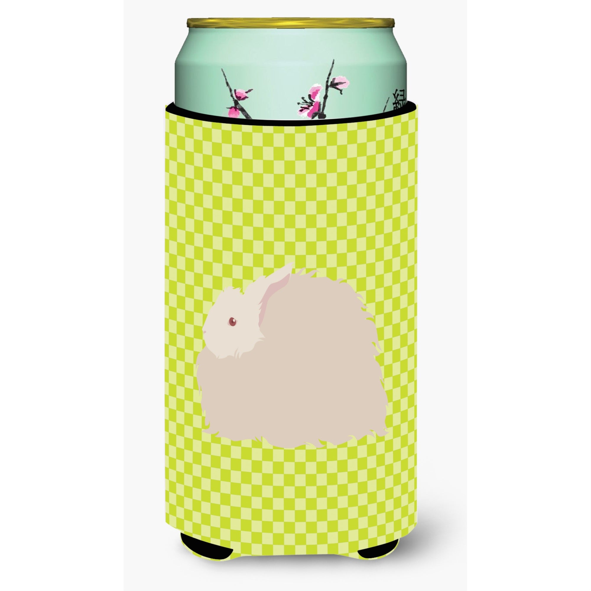 'Caroline'S Treasures Fluffy Angora Rabbit Green Decorative Can Hugger, Tall Boy, Multicolor''