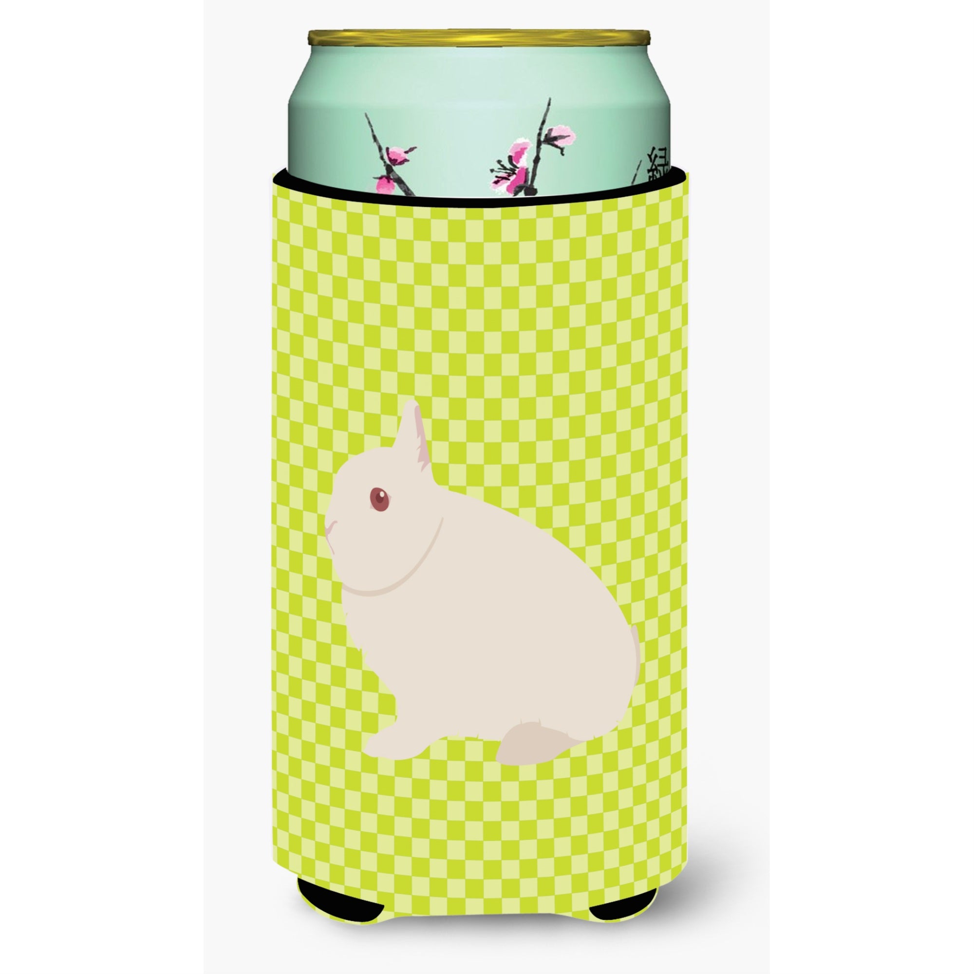 'Caroline'S Treasures Hermelin Rabbit Green Decorative Can Hugger, Tall Boy, Multicolor''