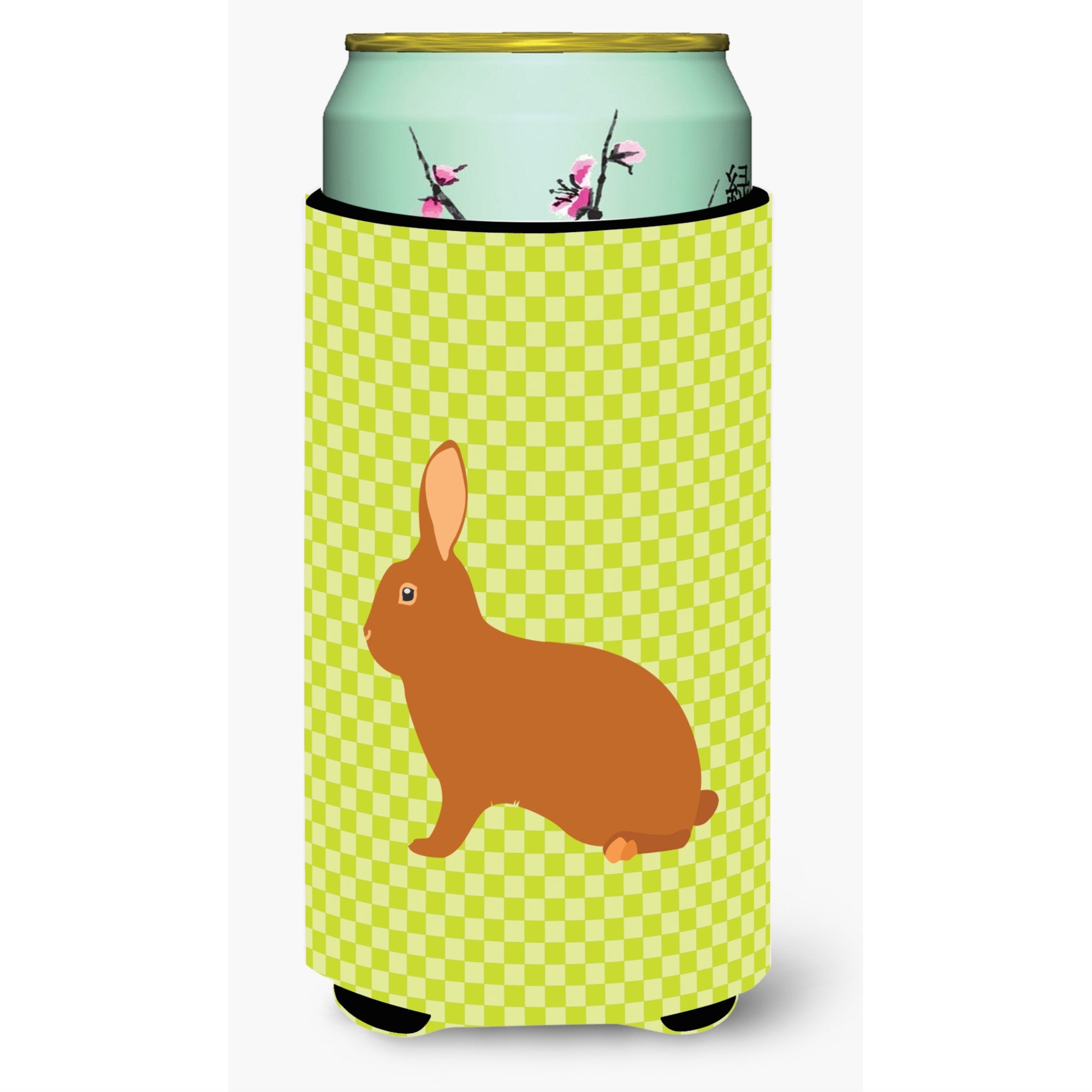 'Caroline'S Treasures Rex Rabbit Green Decorative Can Hugger, Tall Boy, Multicolor''