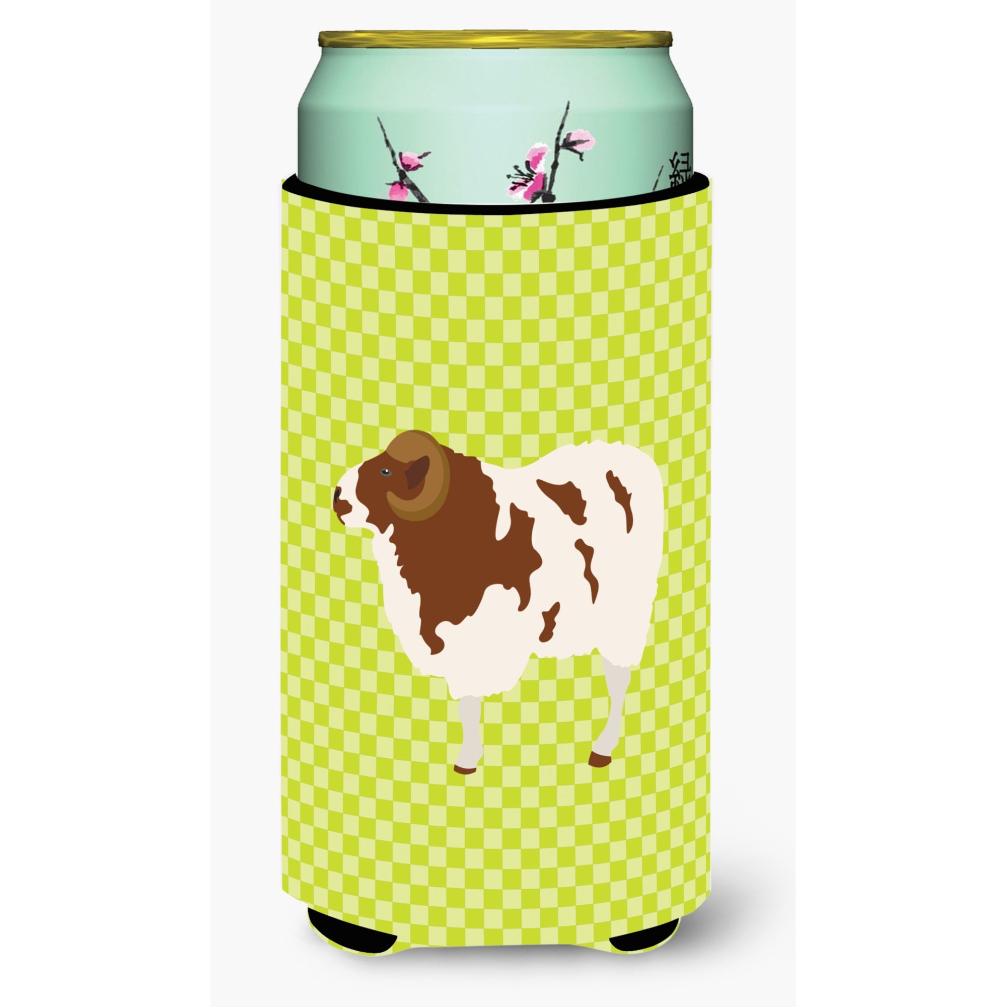 'Caroline'S Treasures Jacob Sheep Green Decorative Can Hugger, Tall Boy, Multicolor''