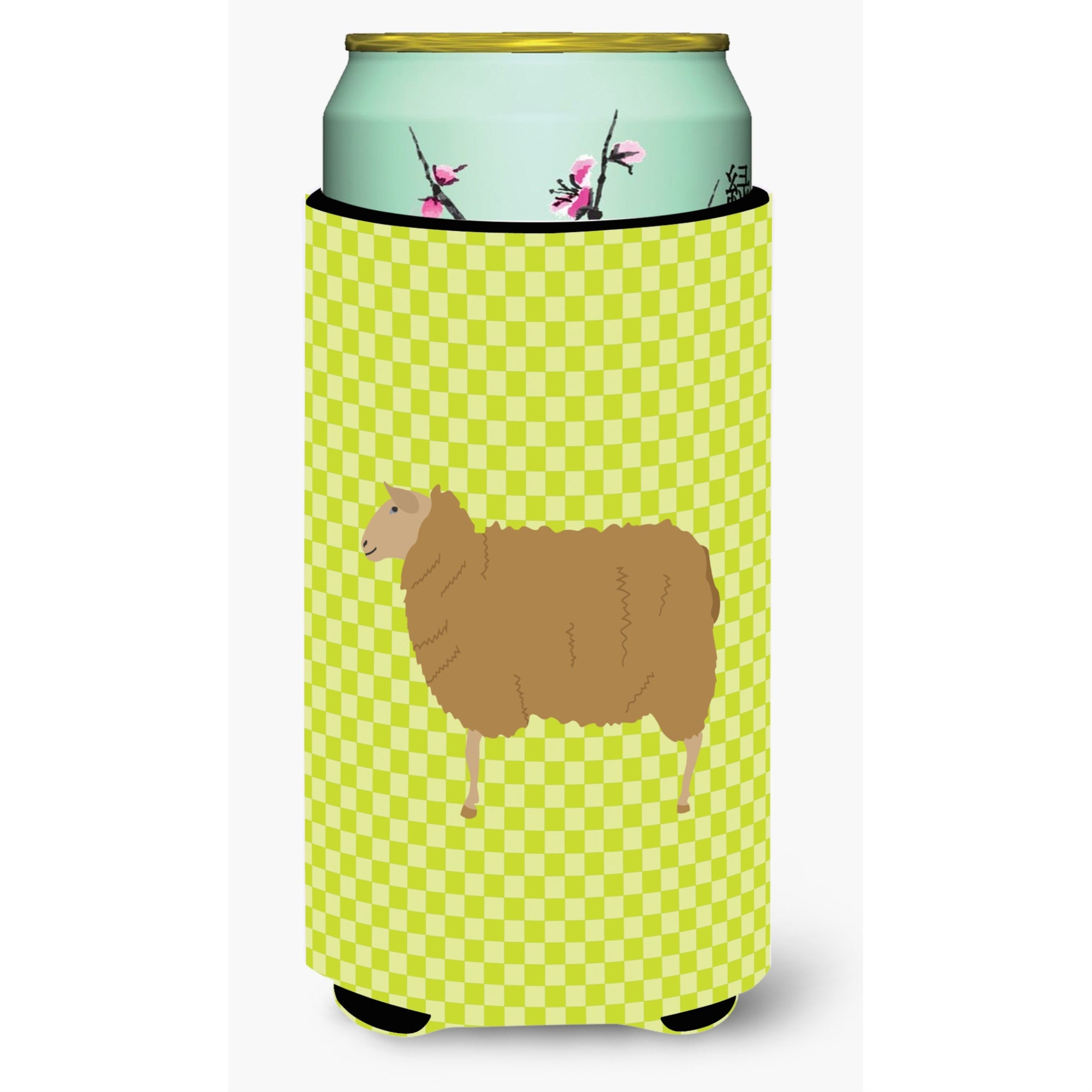 'Caroline'S Treasures East Friesian Sheep Green Decorative Can Hugger, Tall Boy, Multicolor''